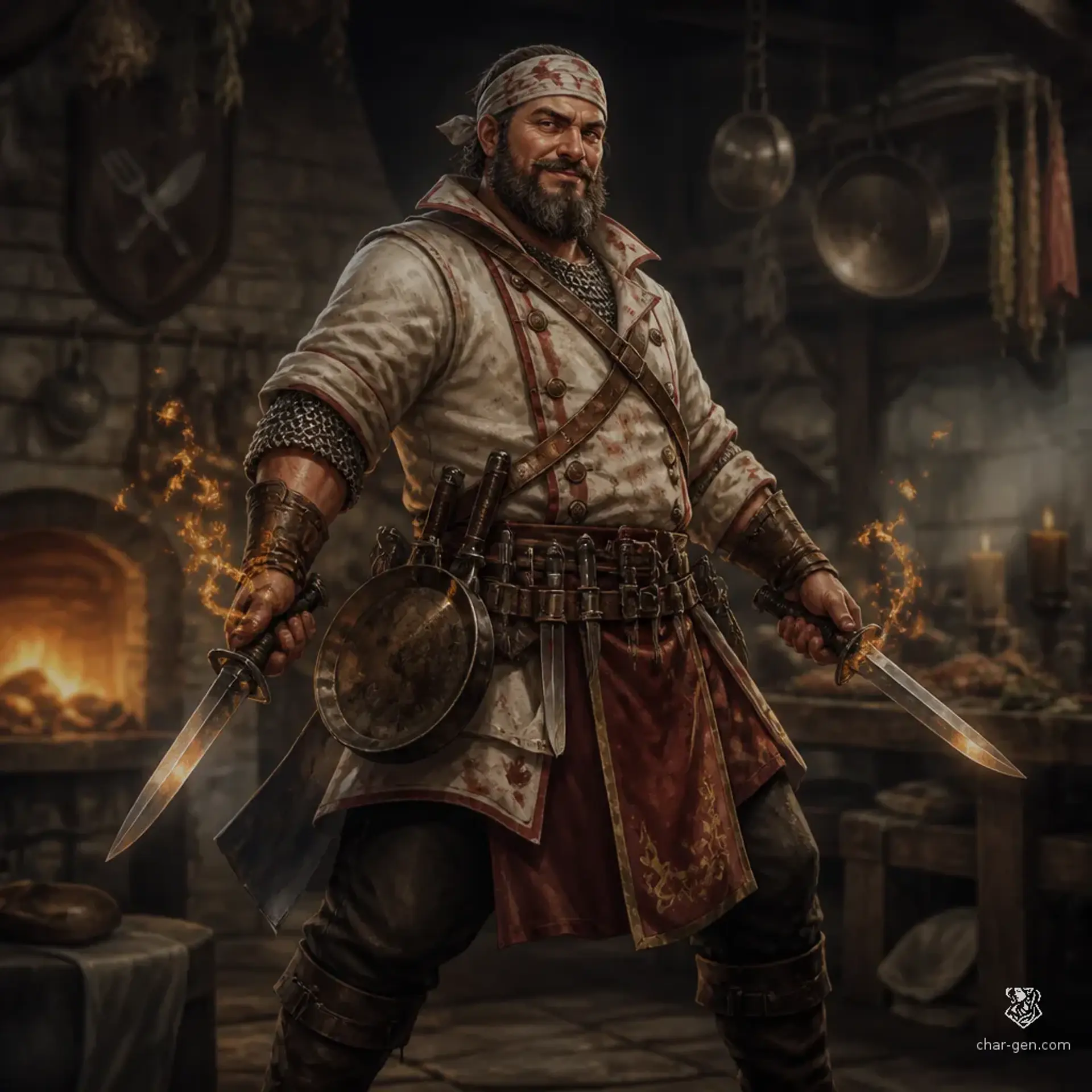 Bramblewick Ironpan - AI-generated fantasy Character