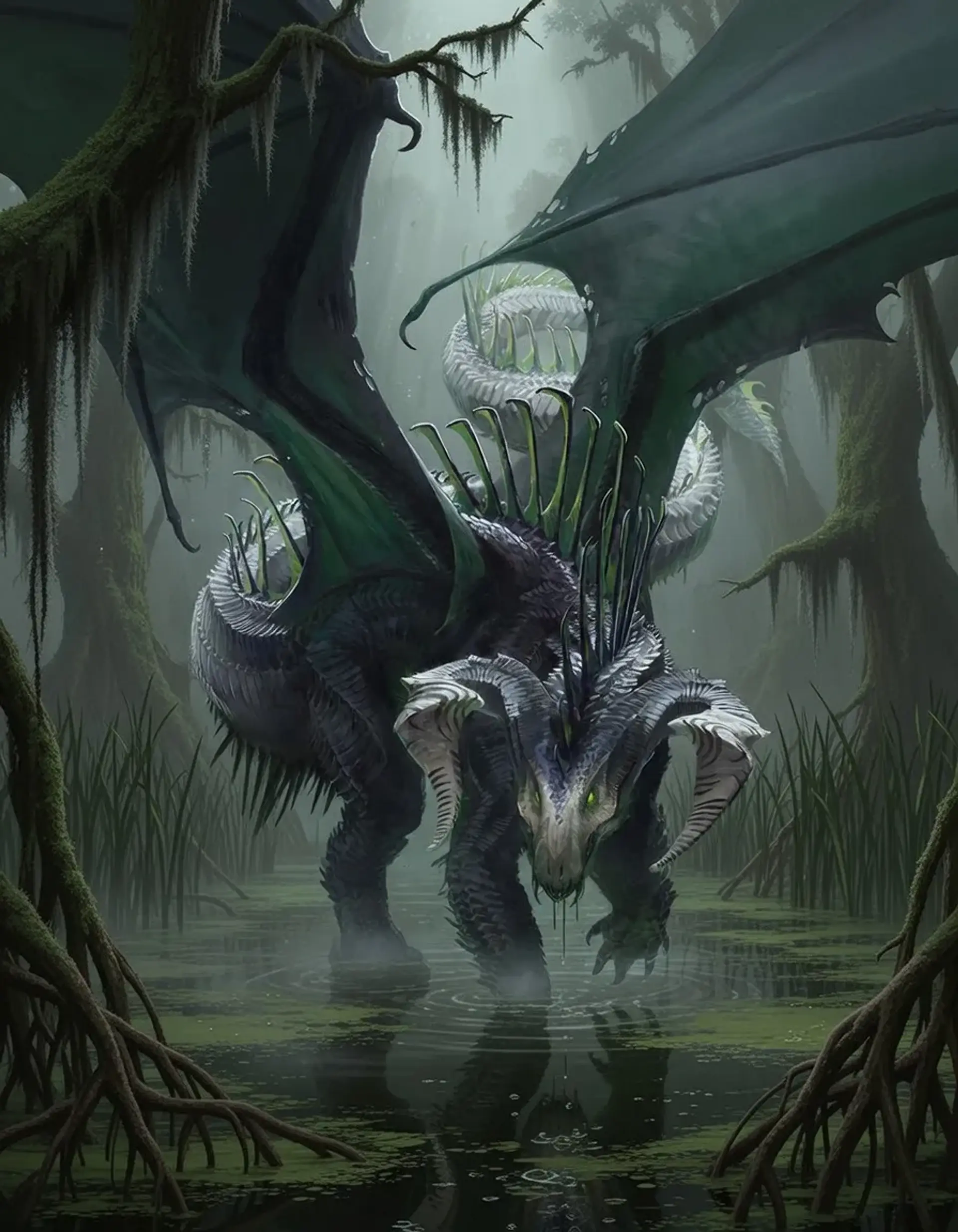 Vesperath the Watcher - AI-generated fantasy Monster