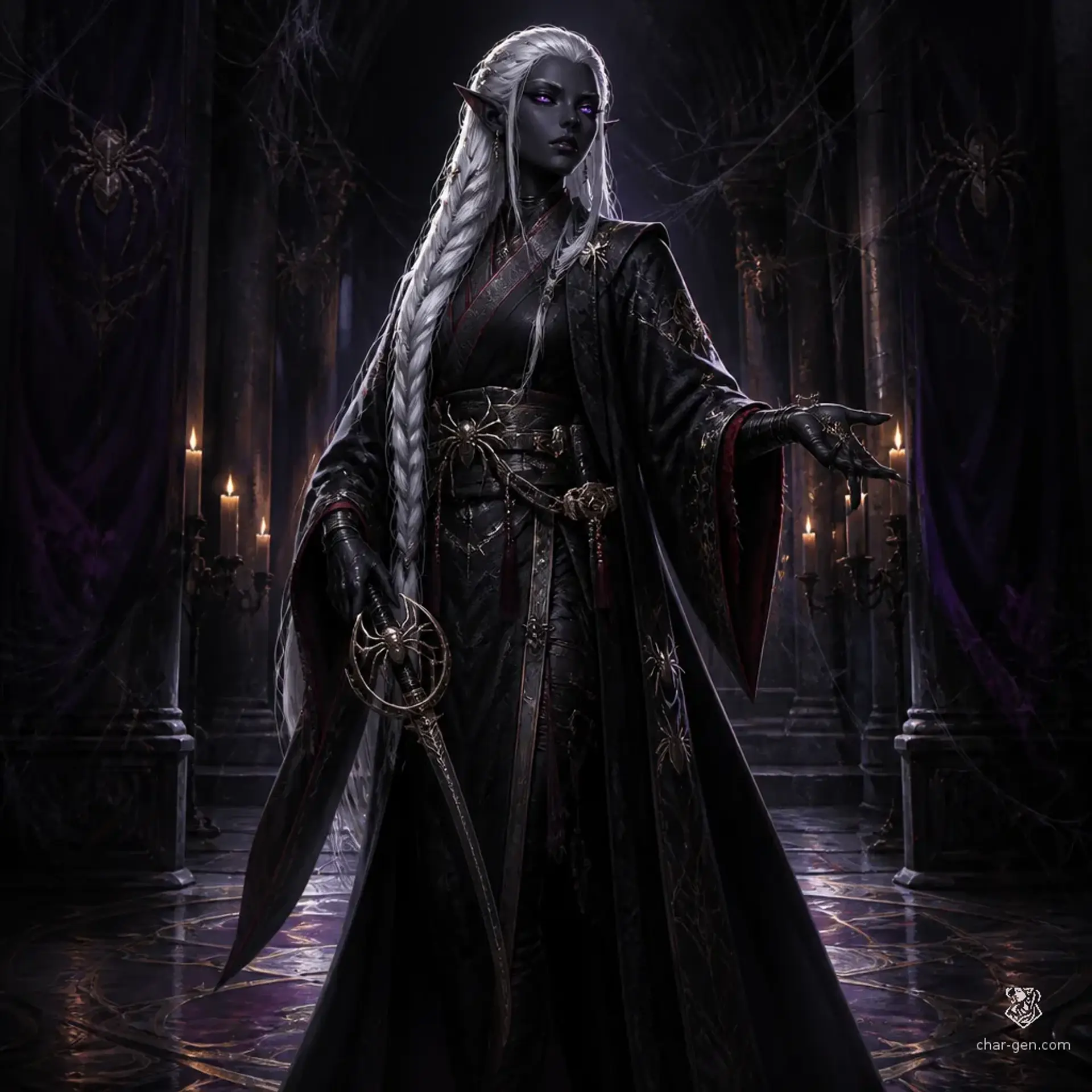 Aurelia Malice - AI-generated fantasy Character