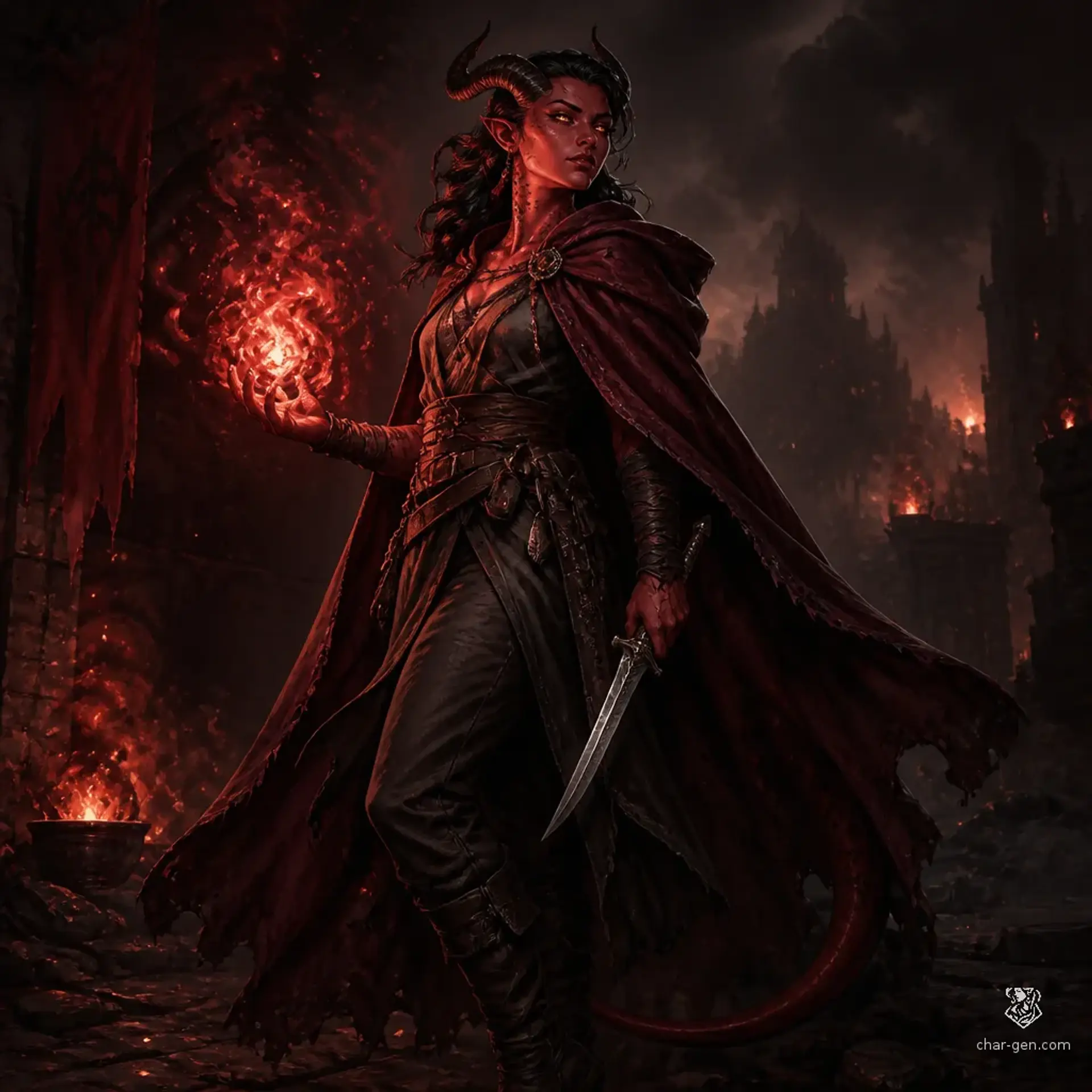 Rhaenys - AI-generated fantasy Character