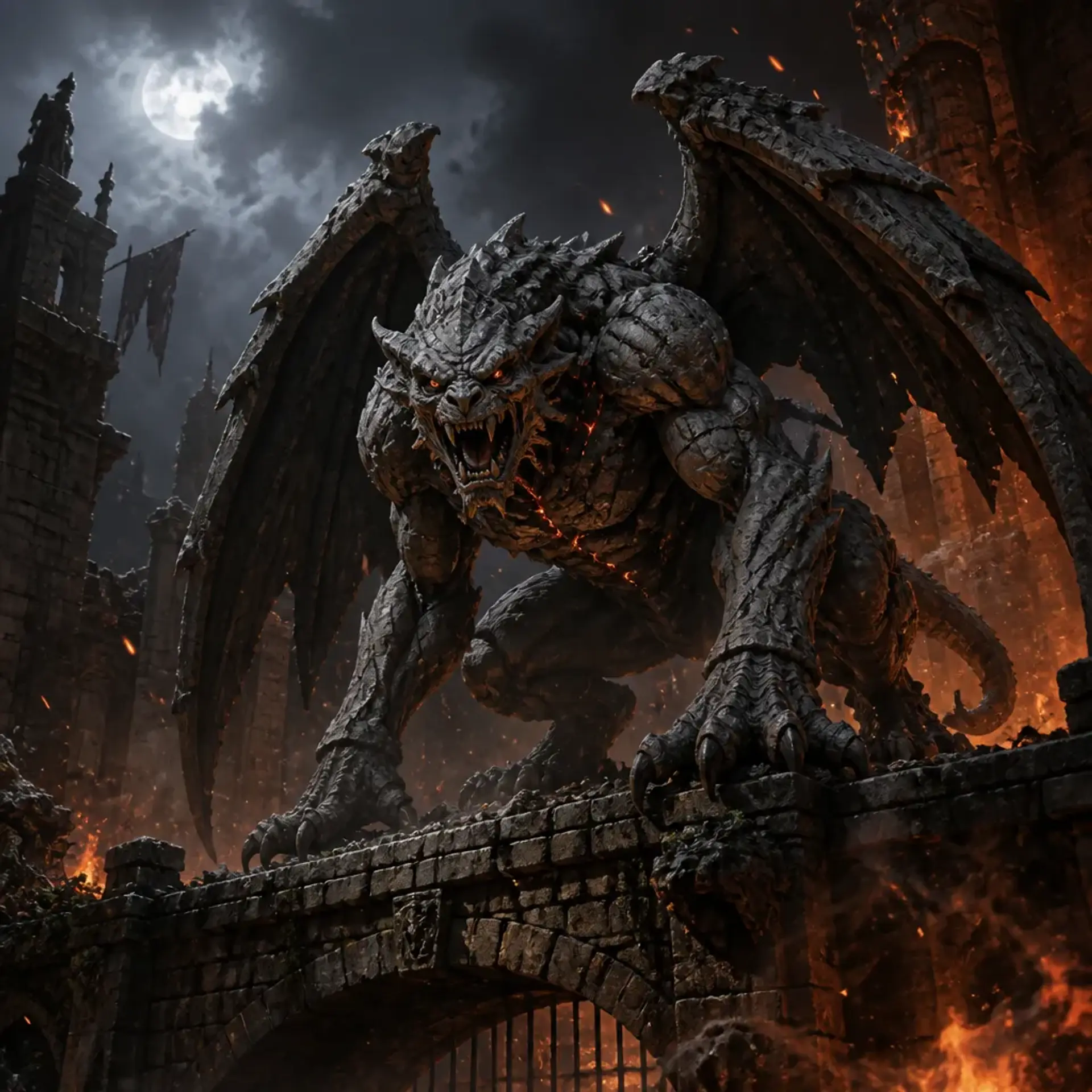 Gargoyle - AI-generated fantasy Monster