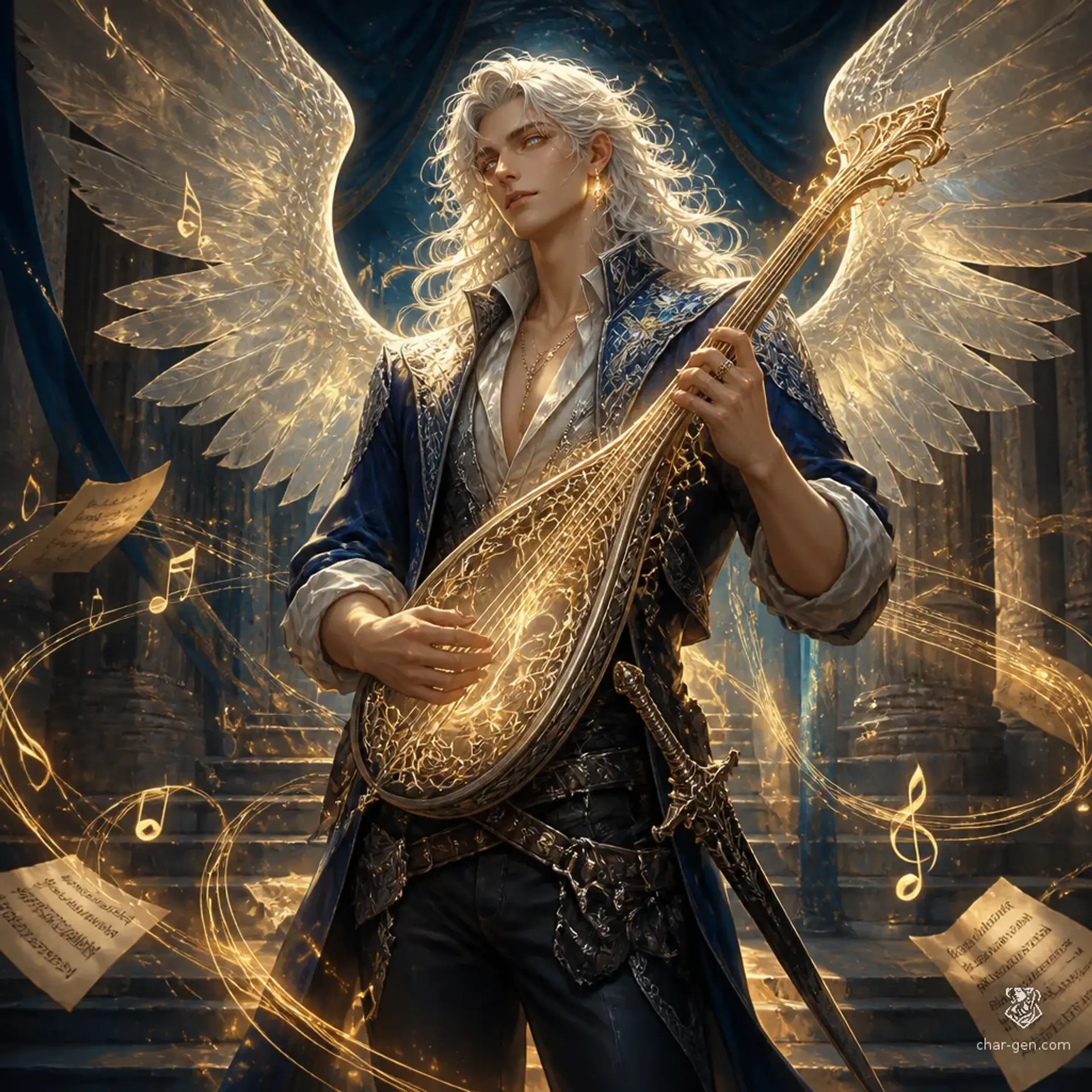 Valerius Vane - AI-generated fantasy Character