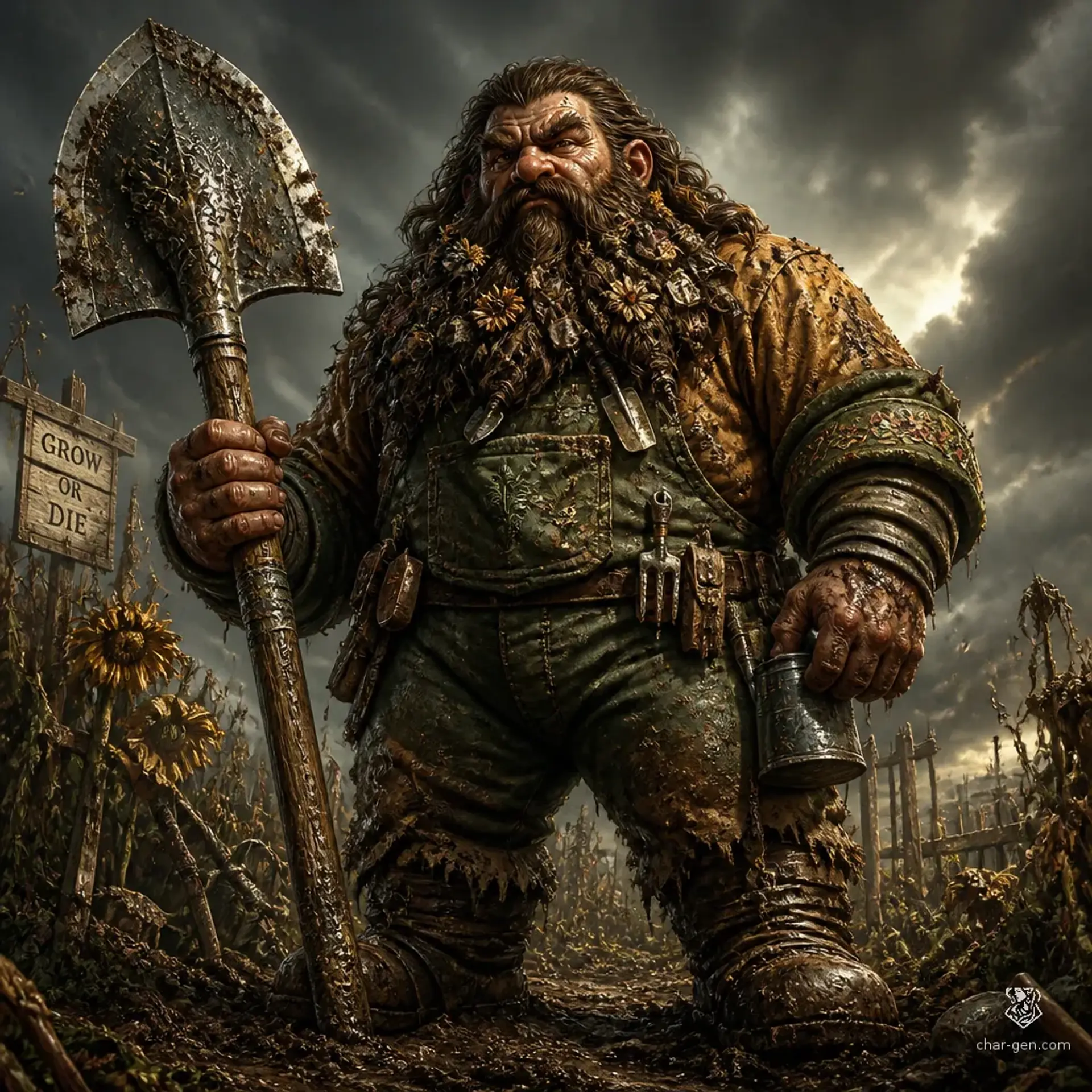 Eisenfaust Vorhof - AI-generated fantasy Character