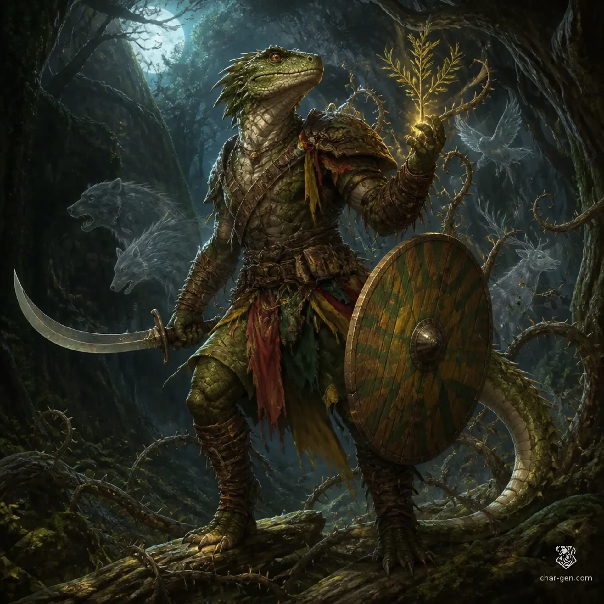 Bruk - AI-generated fantasy Character