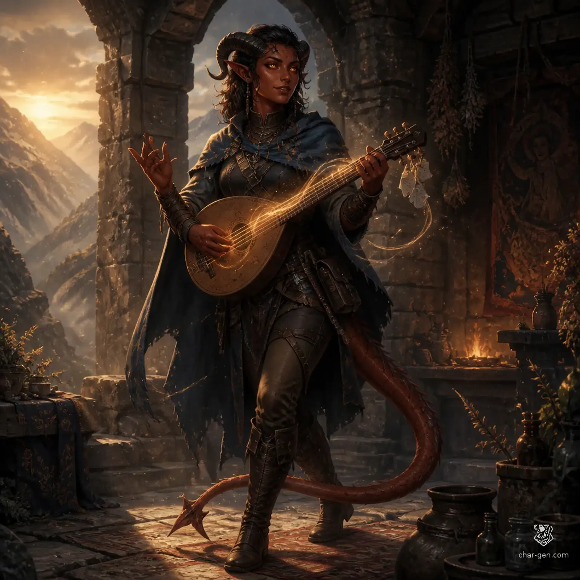 Nadira Qorchi - AI-generated fantasy Character