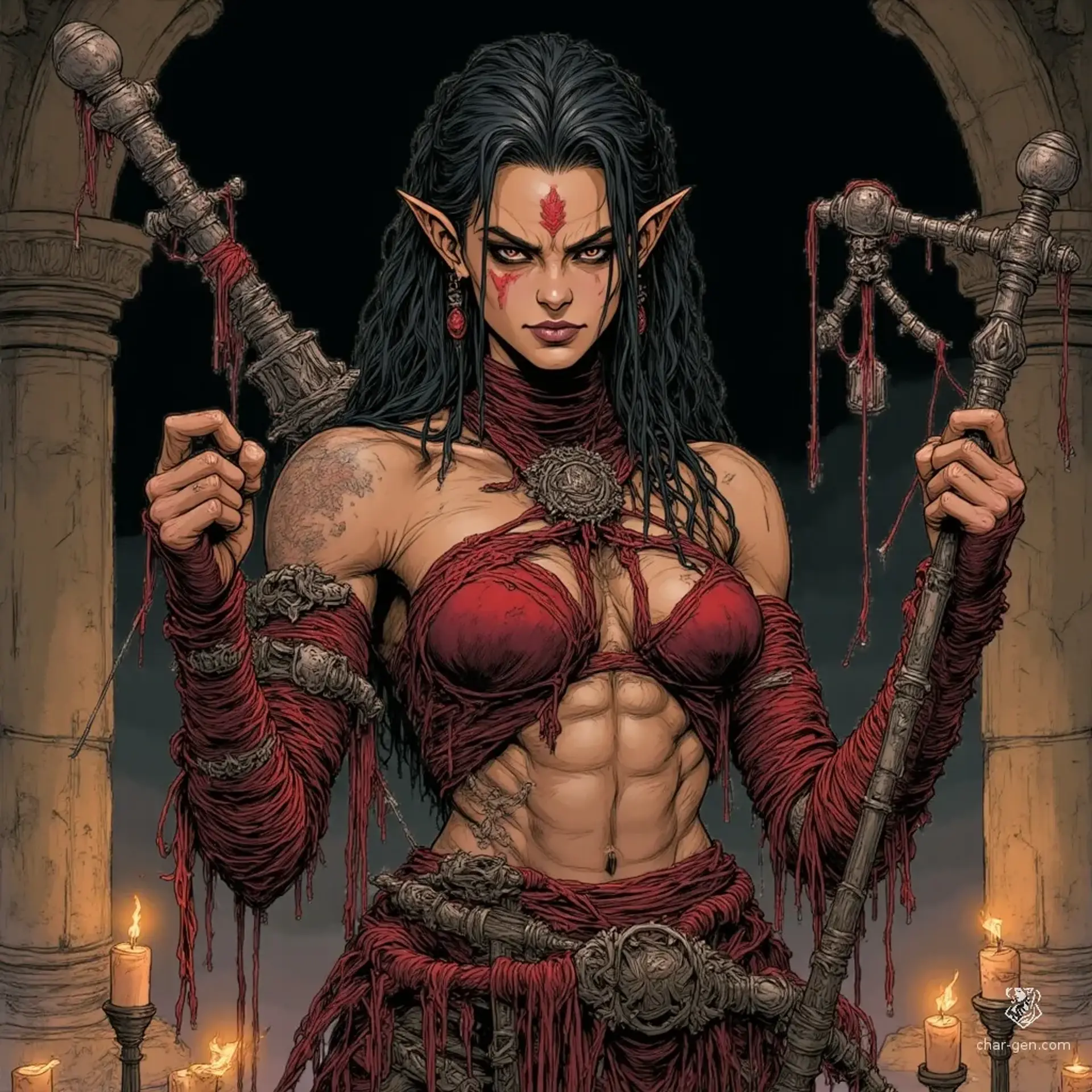 Vorun Ezther - AI-generated fantasy NPC