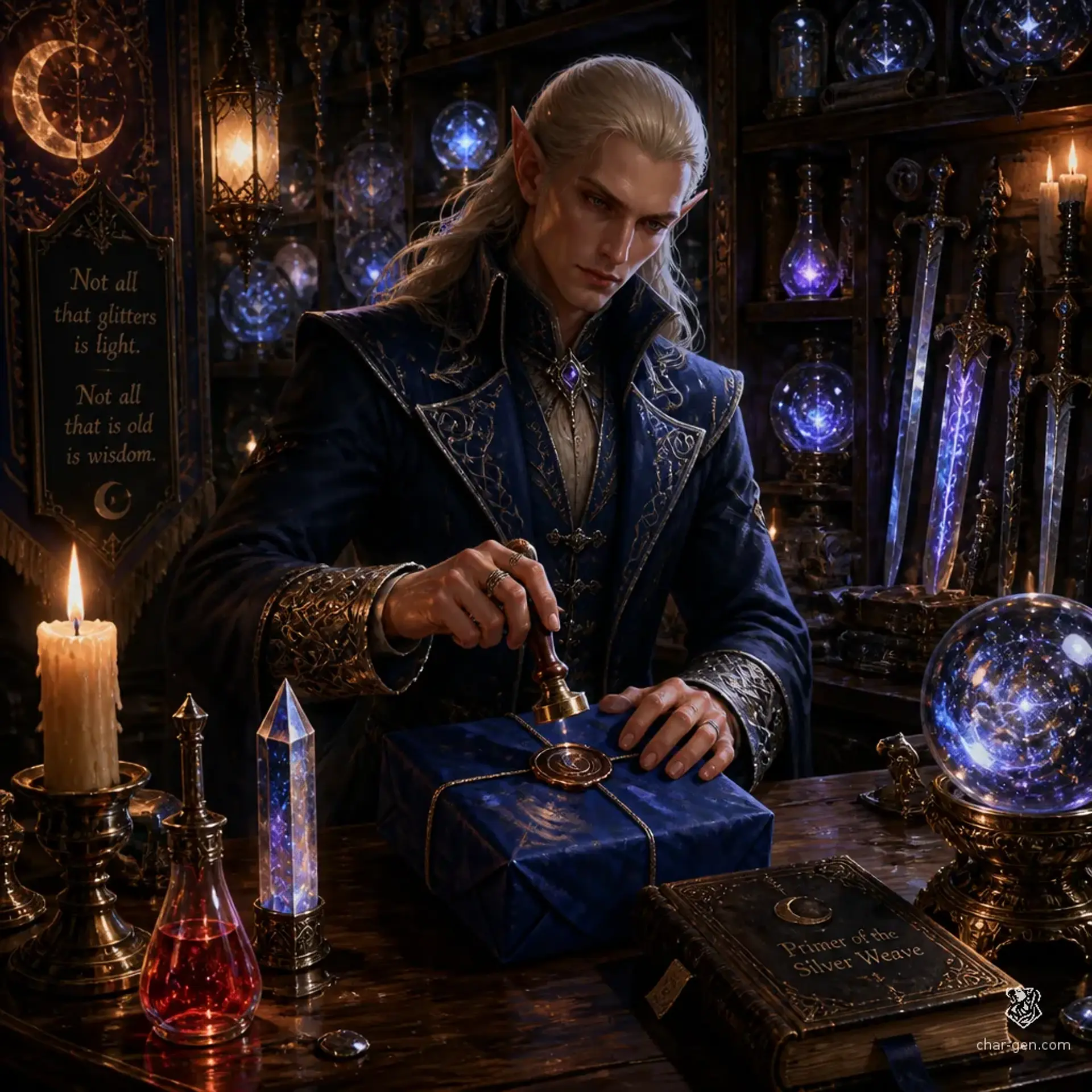 Moonseal Reliquaries - AI-generated fantasy Shop