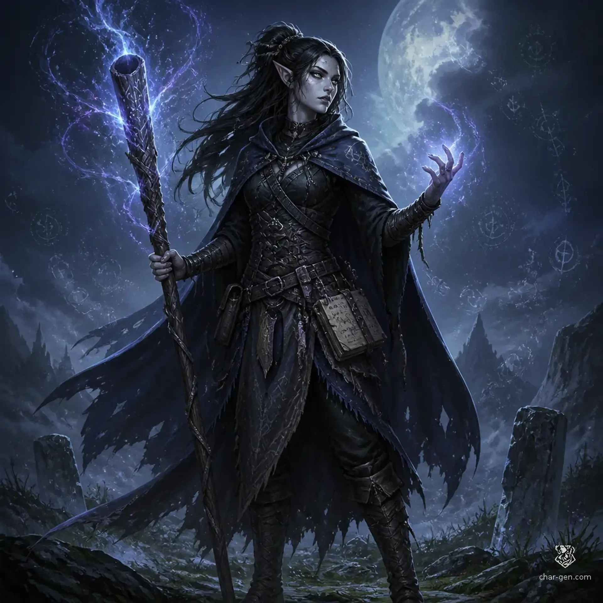 Vaelis Thorneveil - AI-generated fantasy Character