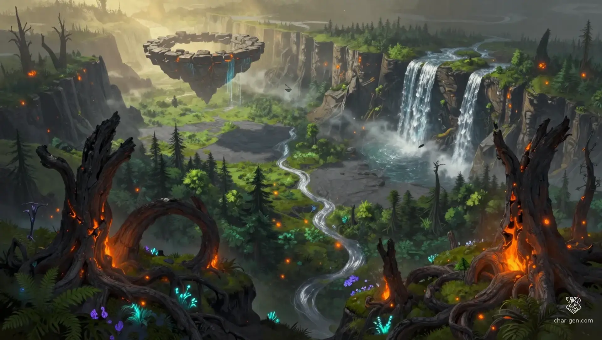 Map of the Druidic Ashes