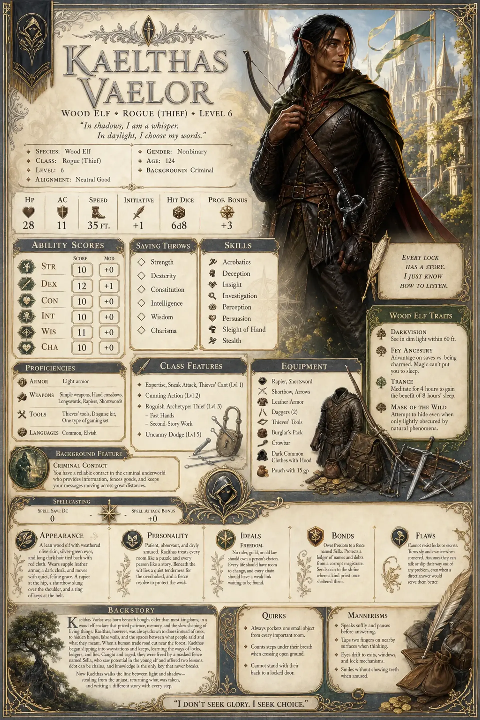 Character Sheet