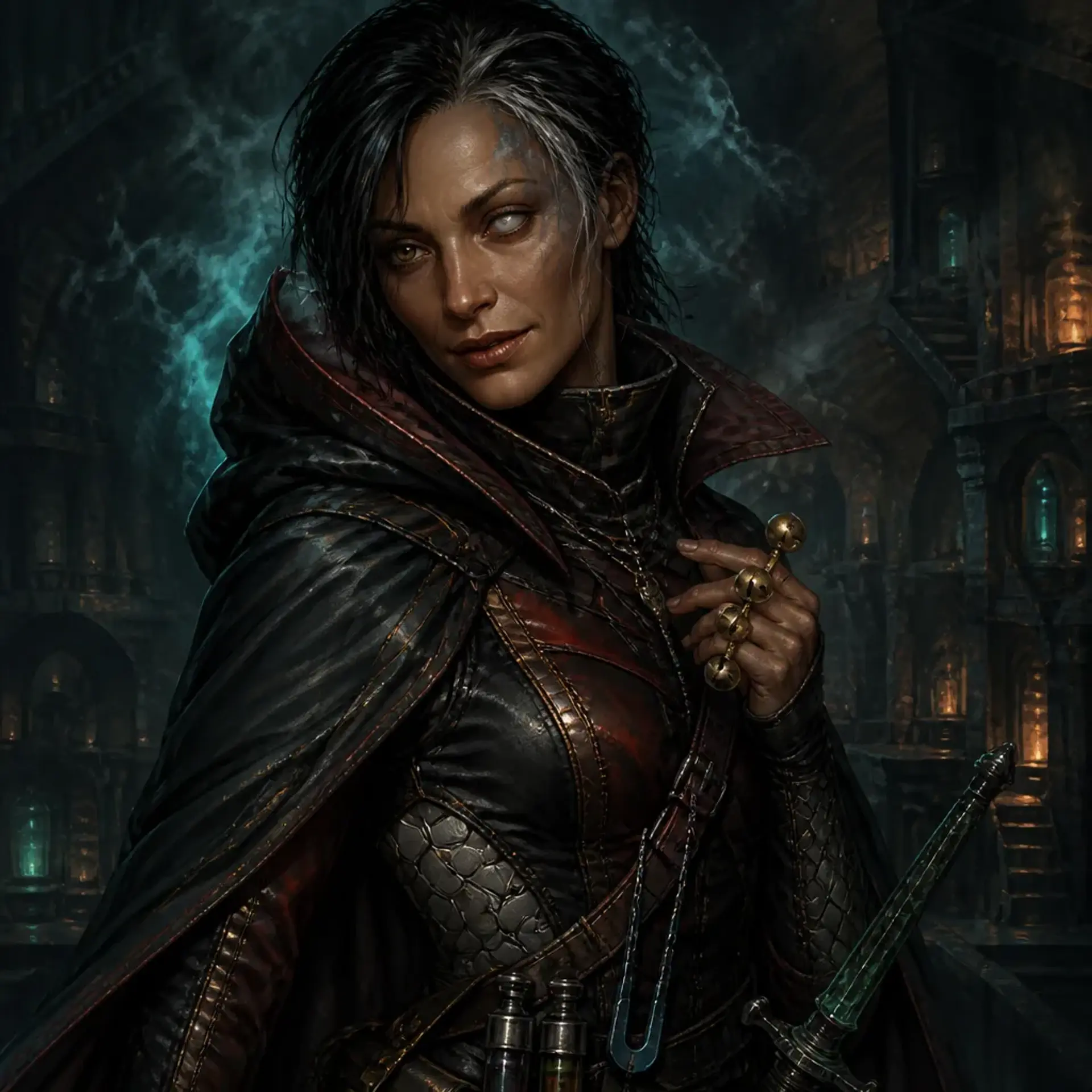Maelis Vane - AI-generated fantasy NPC
