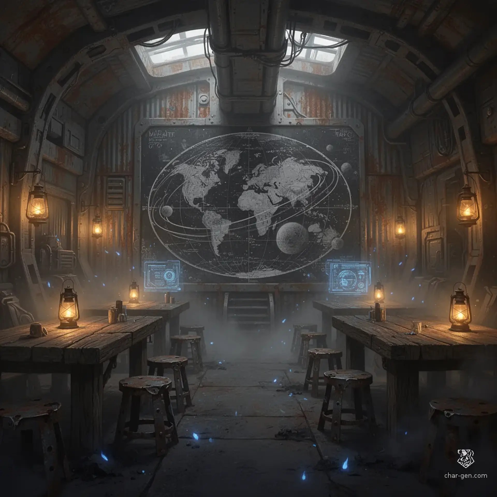The Horizon's Edge - AI-generated fantasy Tavern