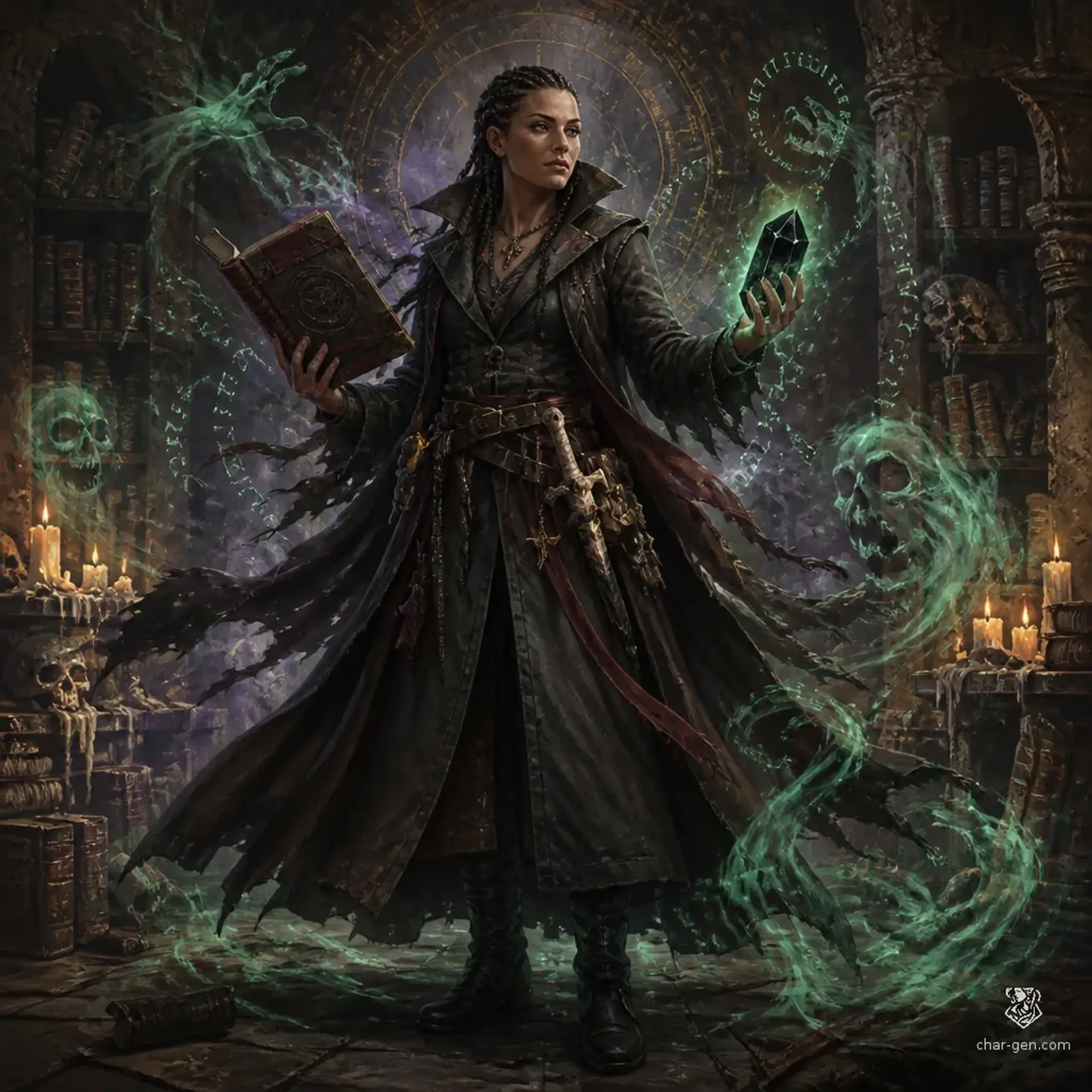Sarah - AI-generated fantasy Character