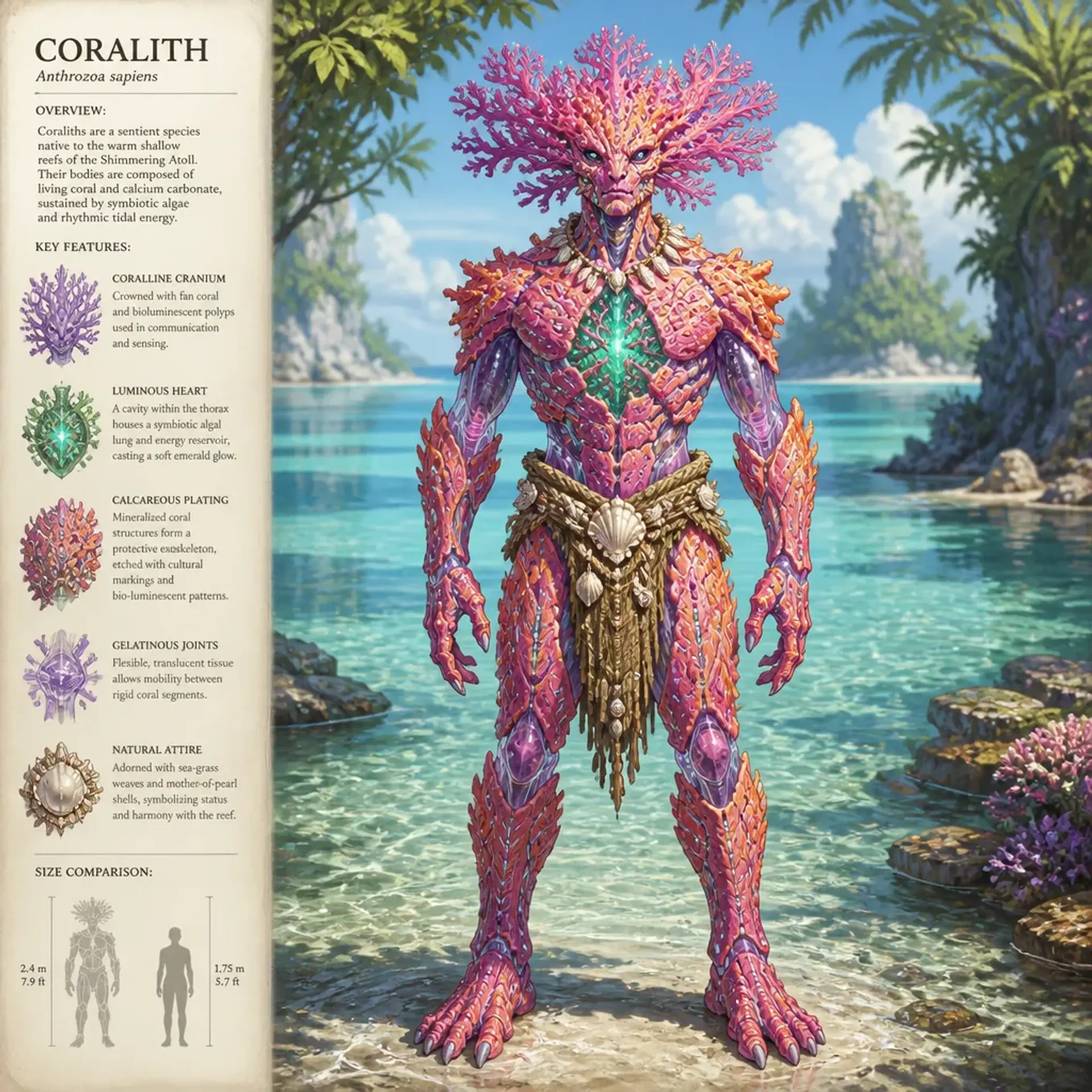 Lithoviti - AI-generated fantasy Species