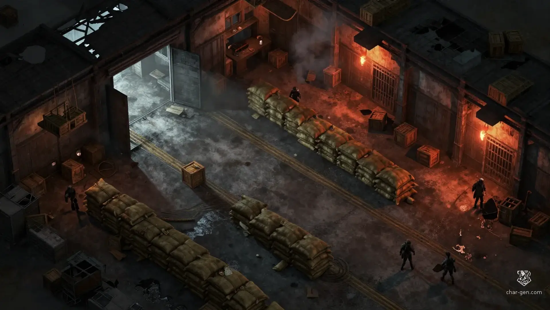 Hold the Warehouse Food - AI-generated fantasy Encounter