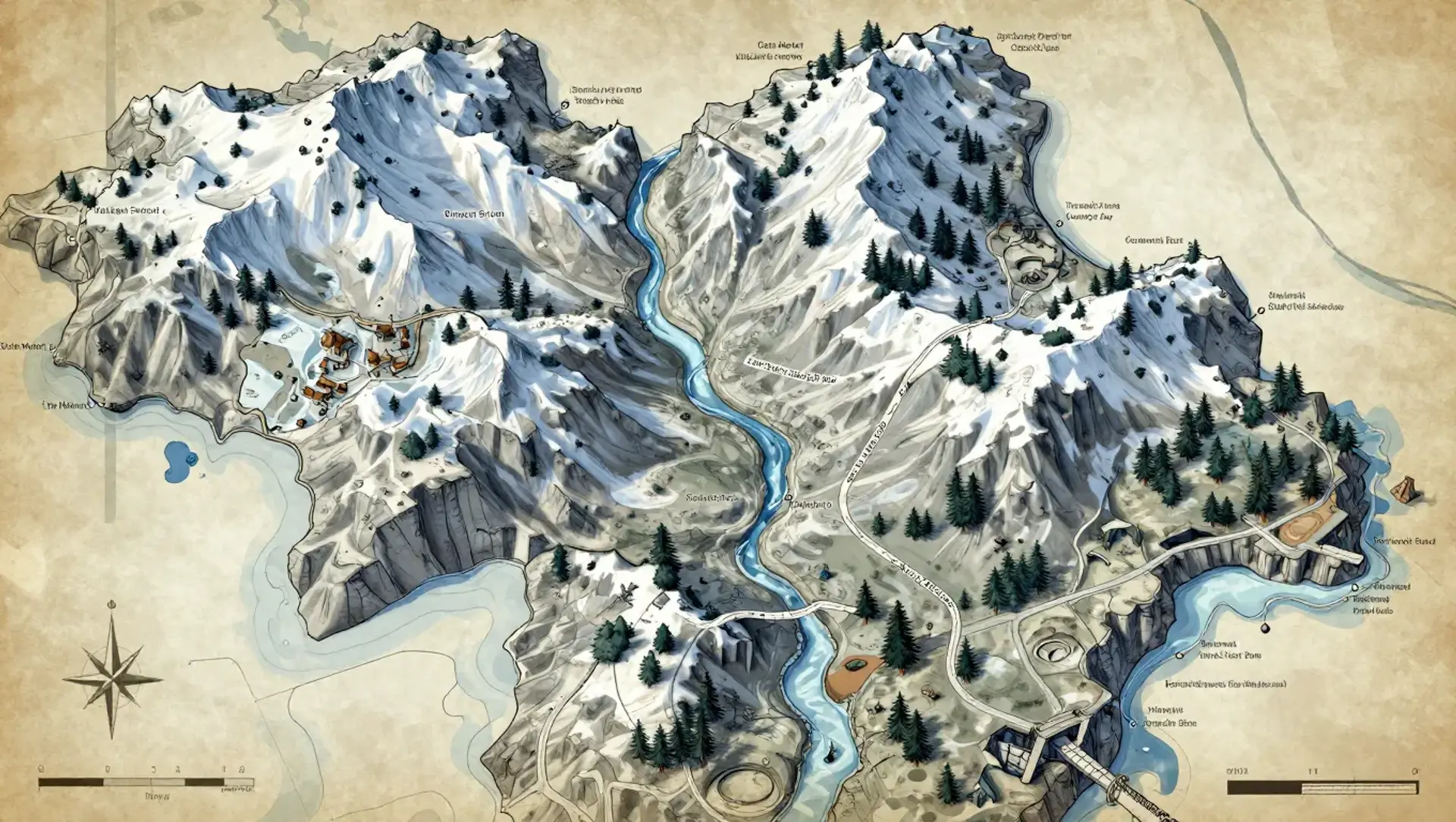 Grey Pass - AI-generated fantasy Region