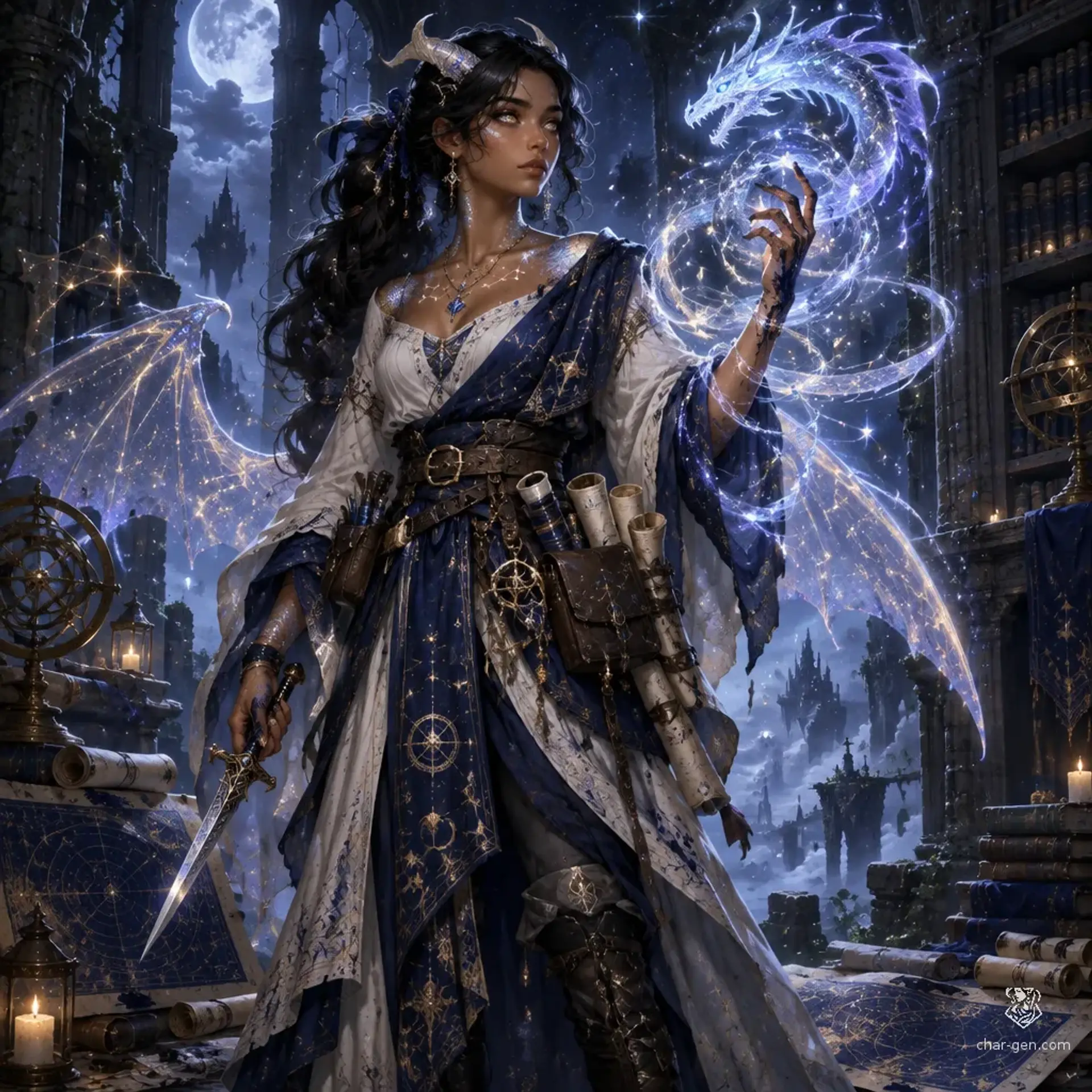 Keira Emiya - AI-generated fantasy Character