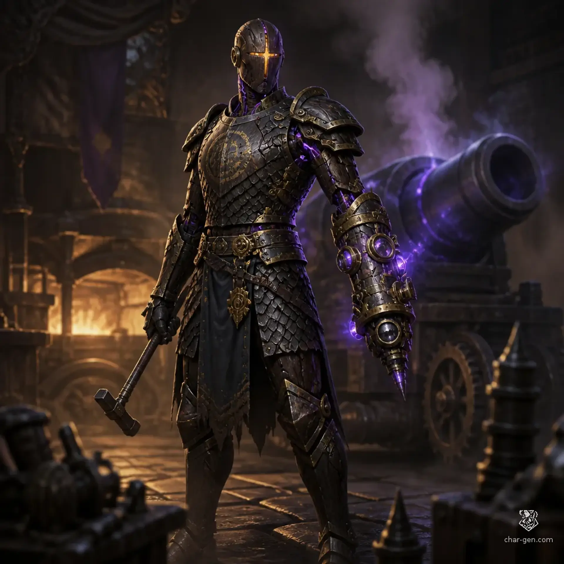 Hagen von Geist - AI-generated fantasy Character