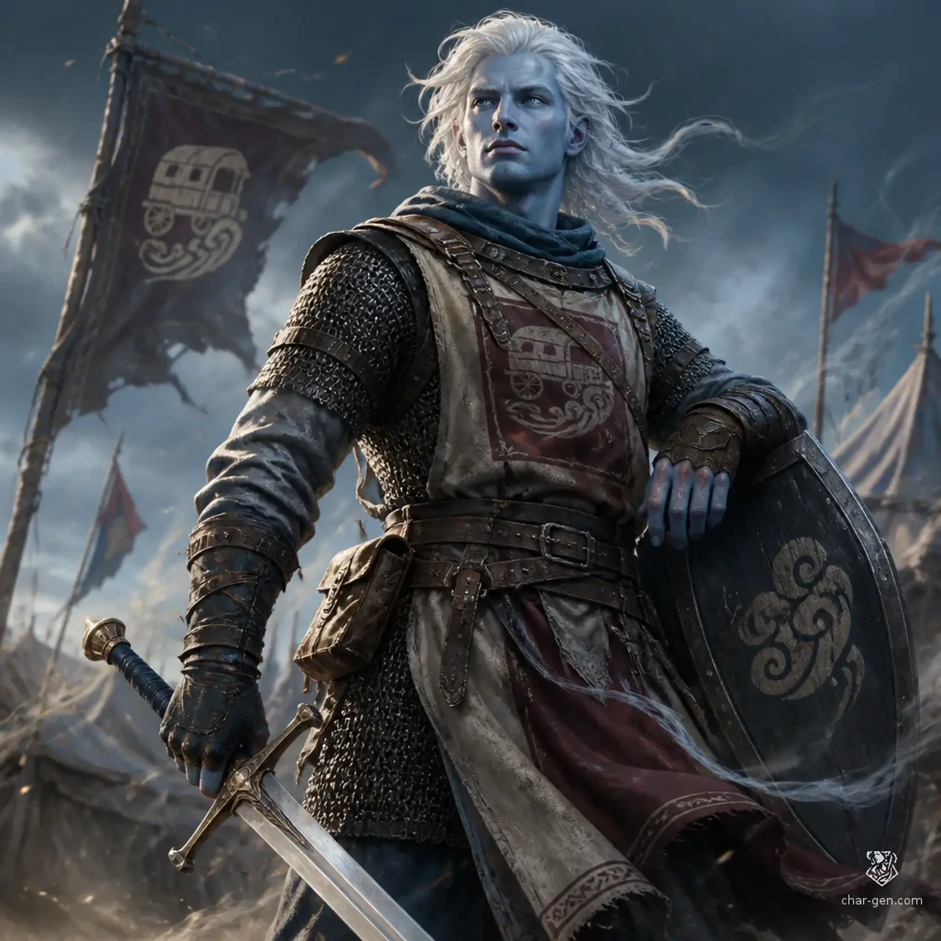 Kharzun 'Kaye' - AI-generated fantasy Character