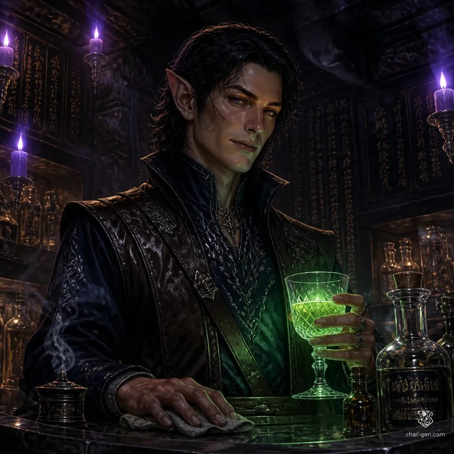 The Choking Pit - AI-generated fantasy Tavern