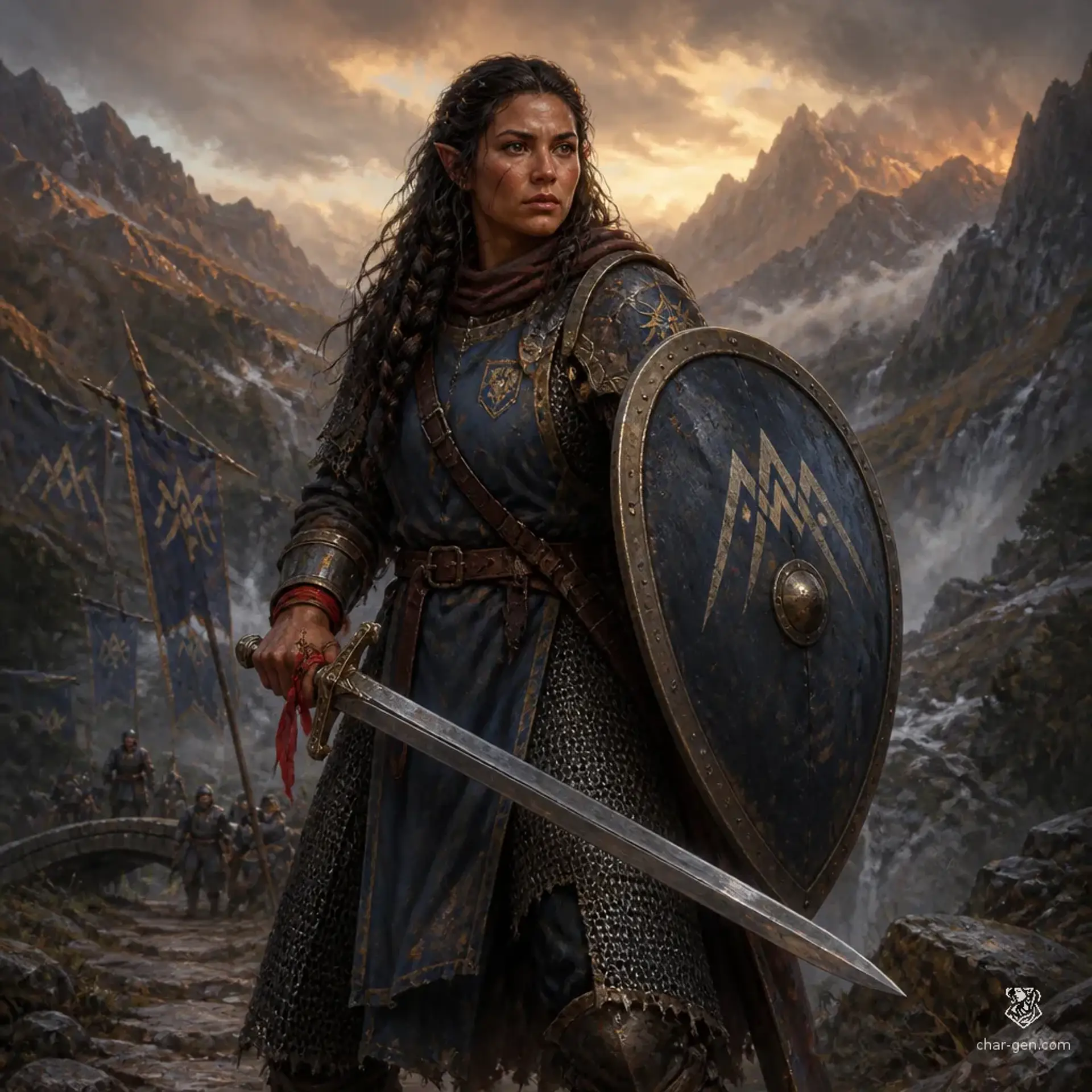 Mireya Quispe - AI-generated fantasy Character