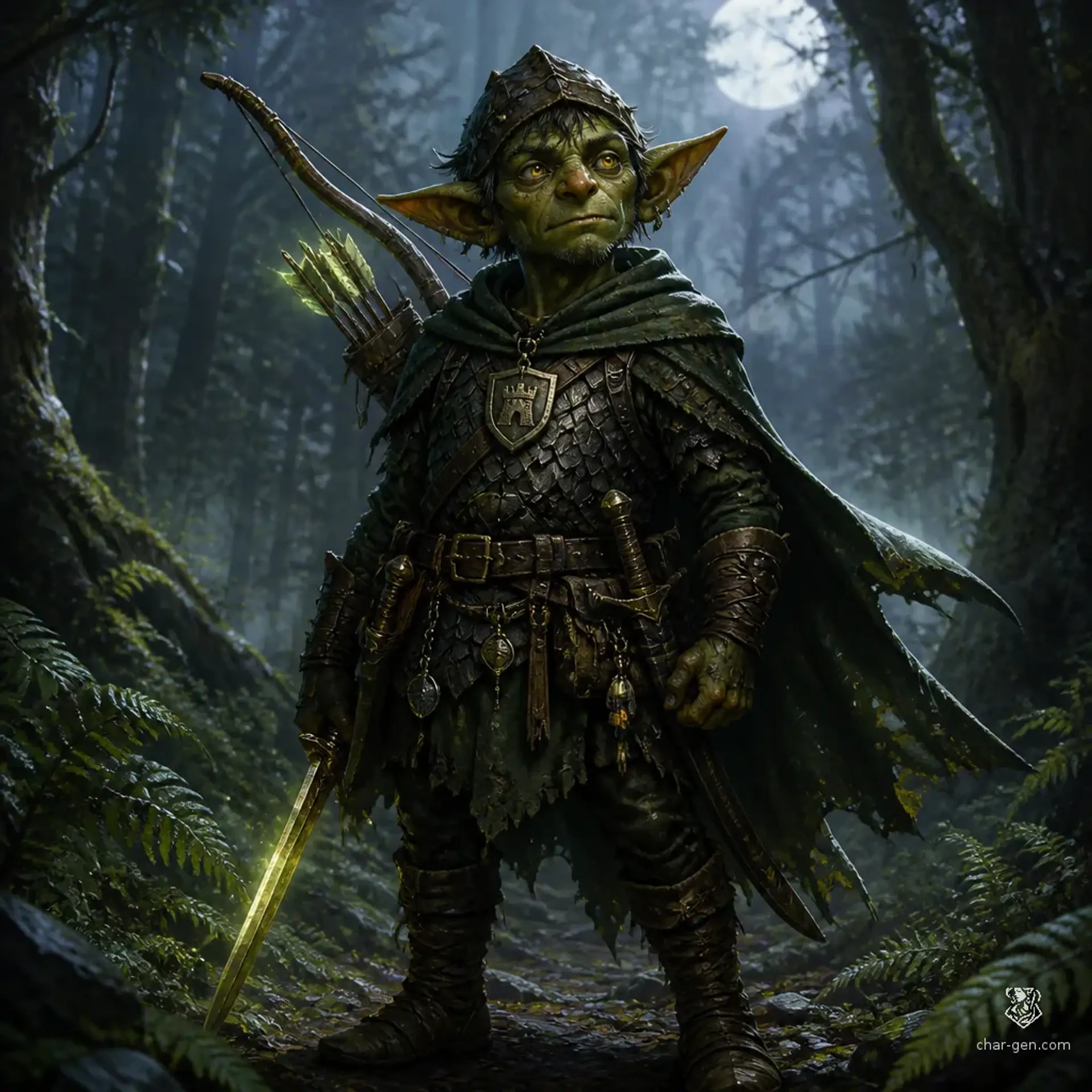 Krick The Runt - AI-generated fantasy Character