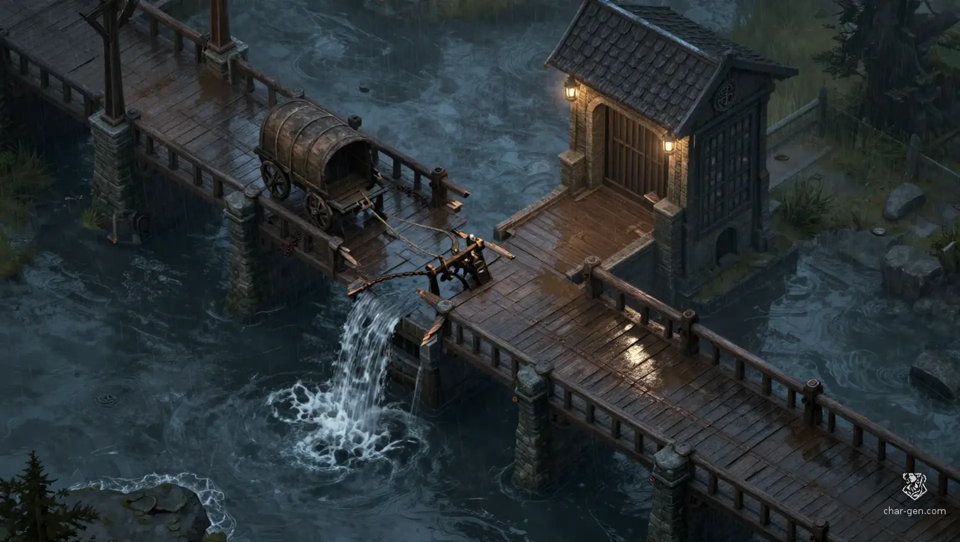 The Harbormaster's Price - AI-generated fantasy Encounter