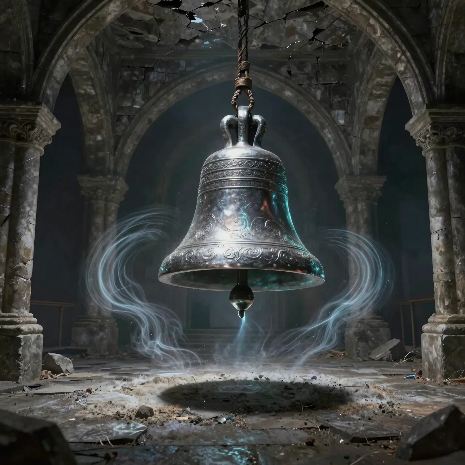 Echoing Soul-Bell - AI-generated fantasy Hazard