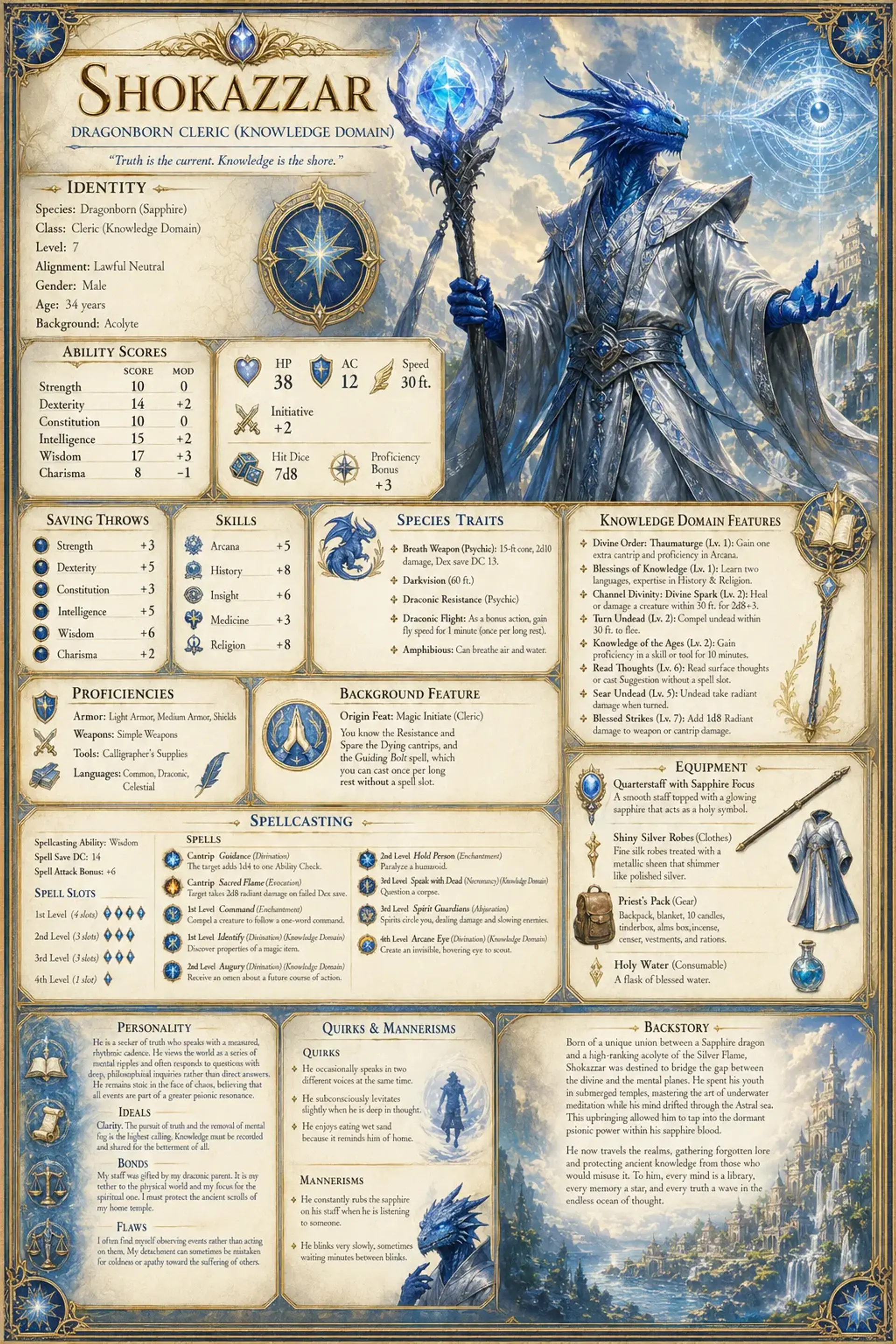 Character Sheet