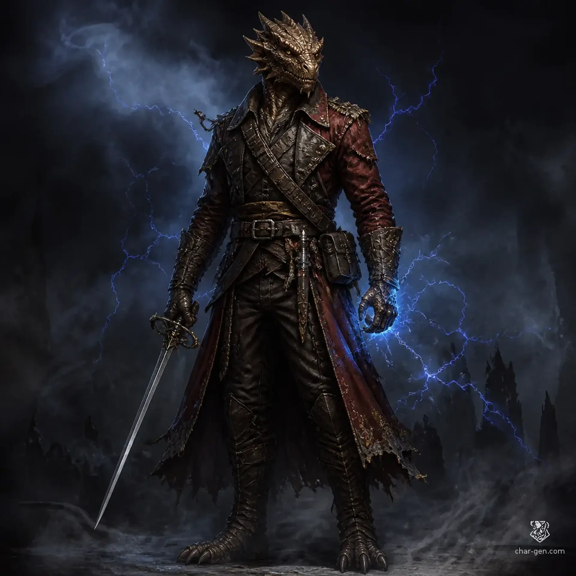 Ignis Veraxis - AI-generated fantasy Character