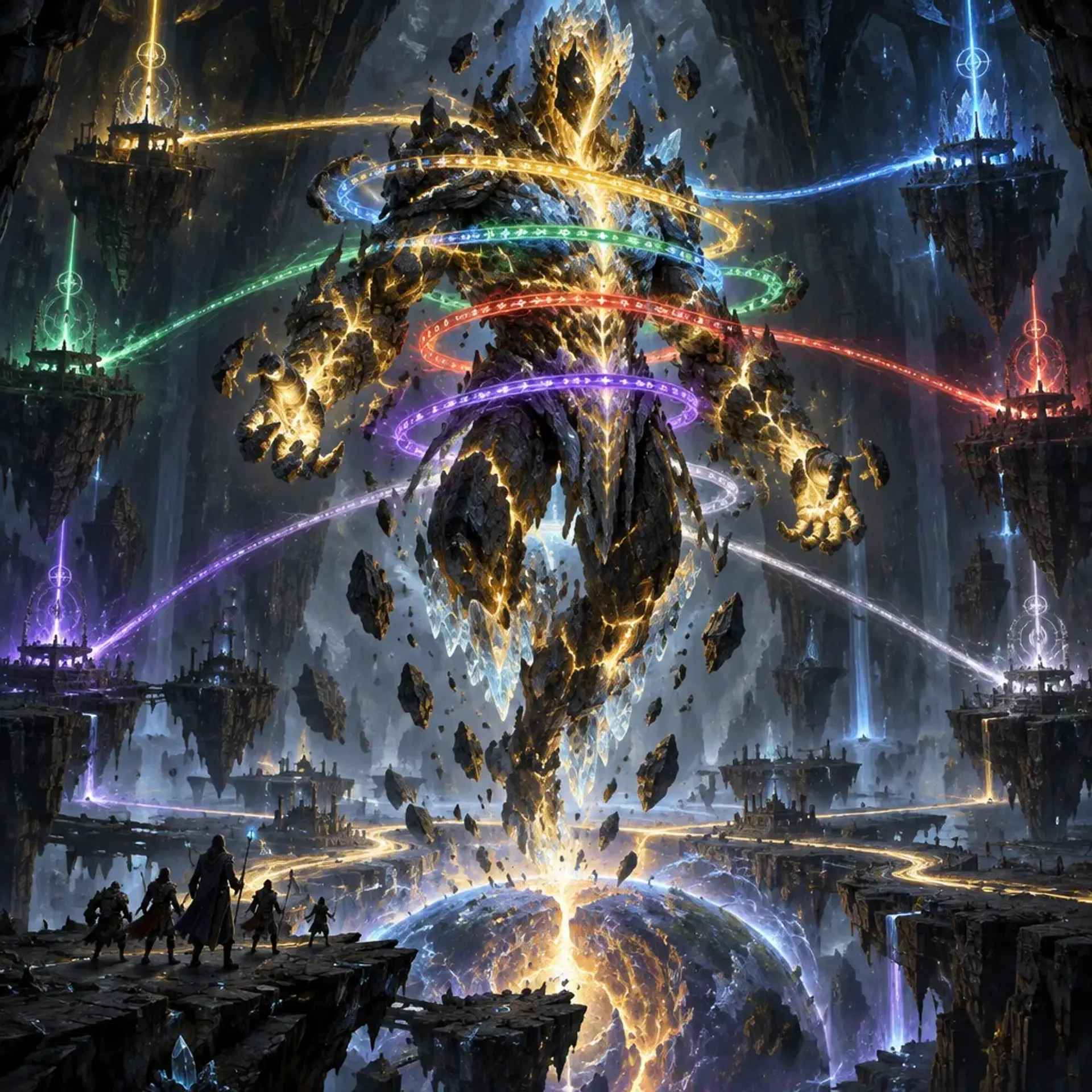 The Leyline Primordial Avatar - AI-generated fantasy Monster