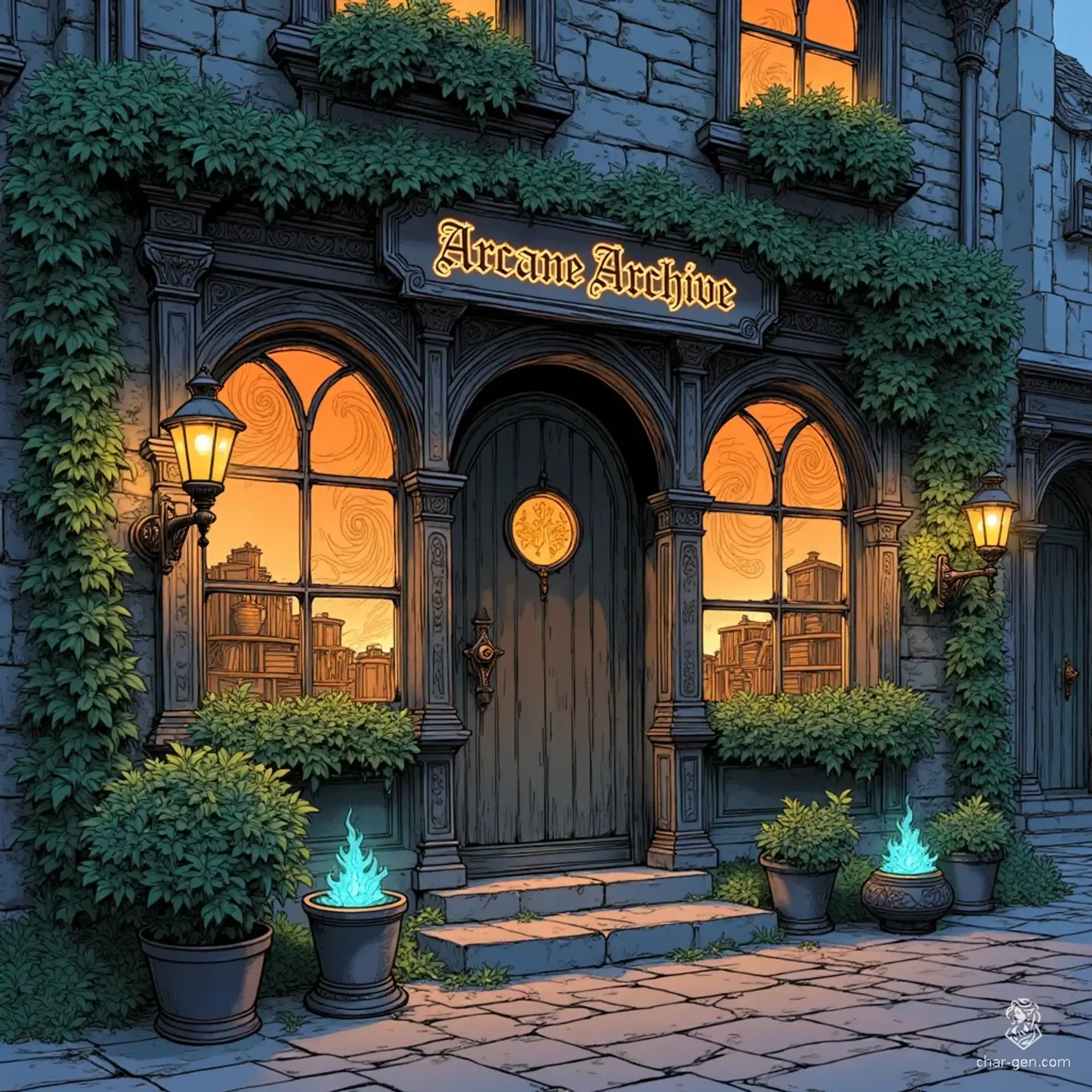 The Arcane Archive - AI-generated fantasy Shop