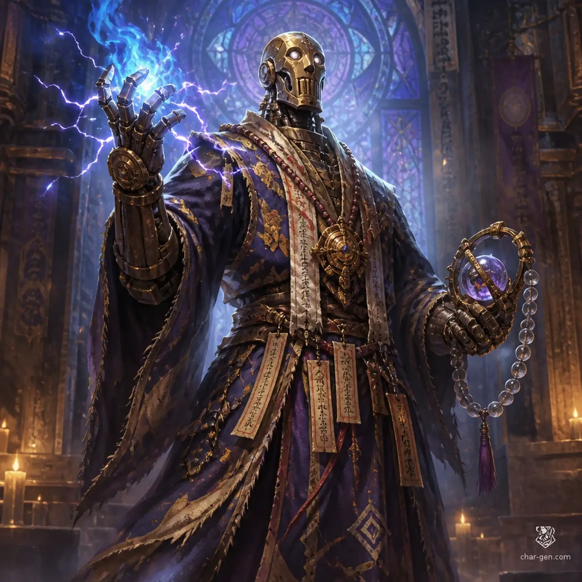 Robot - AI-generated fantasy Character