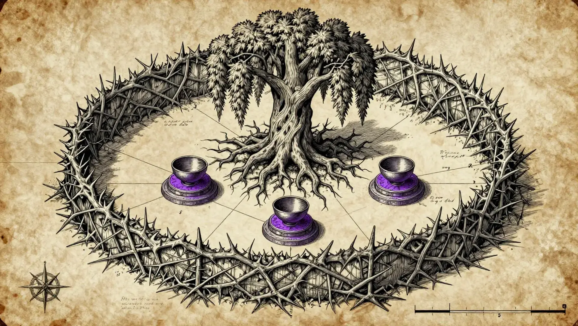 The Whisper-Vine Echo - AI-generated fantasy Puzzle
