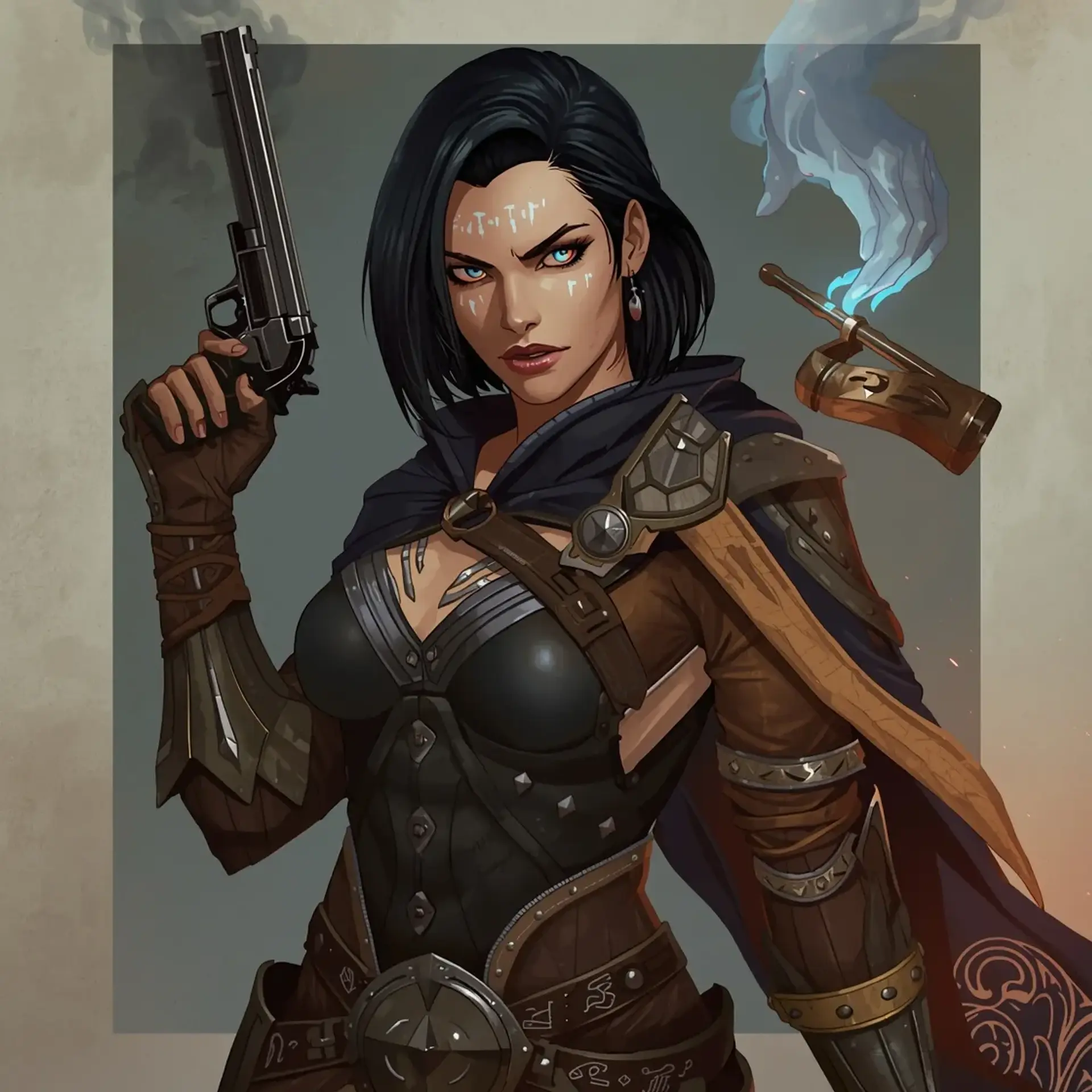 Syri Vulcan - AI-generated fantasy Character