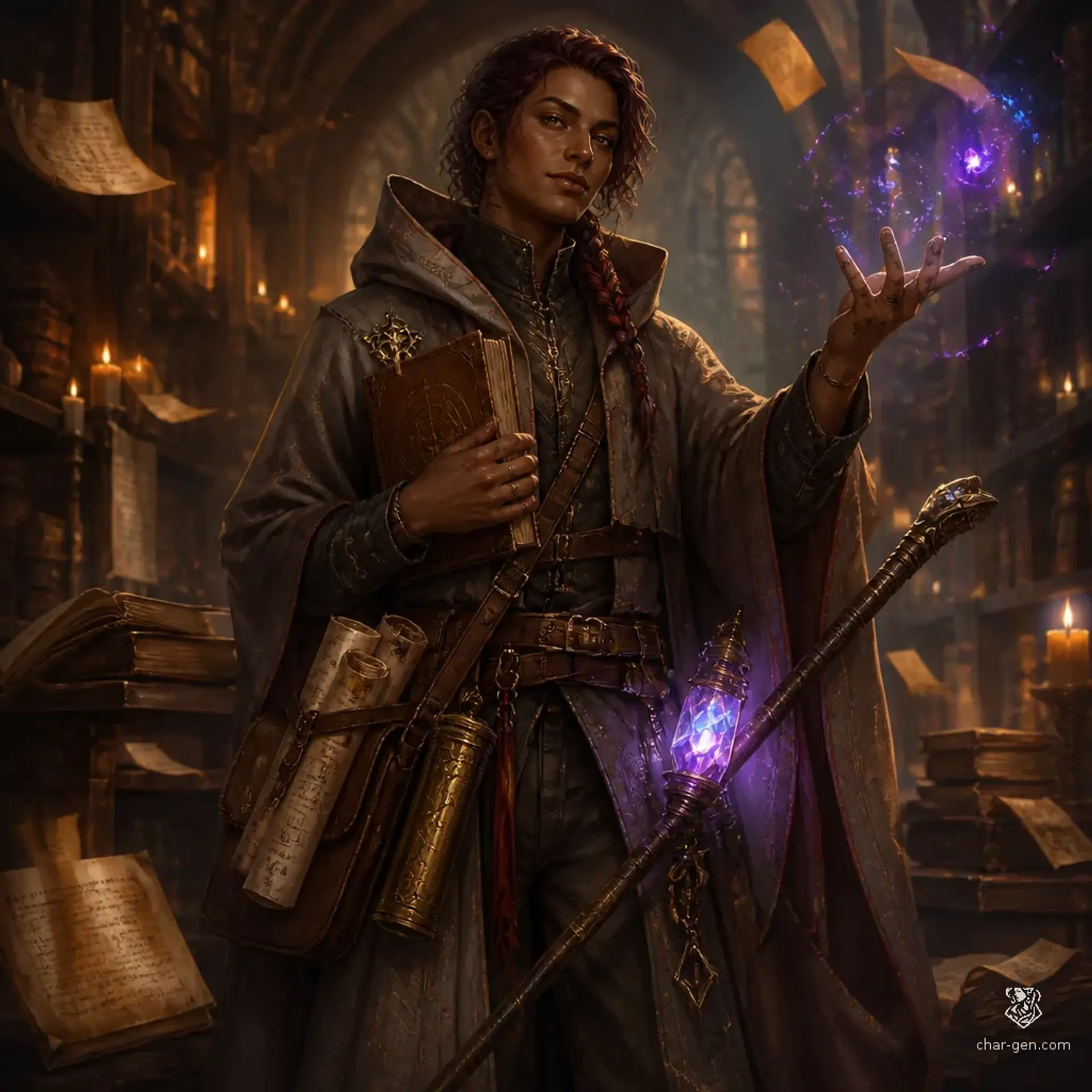 Tóvra Etxen - AI-generated fantasy Character