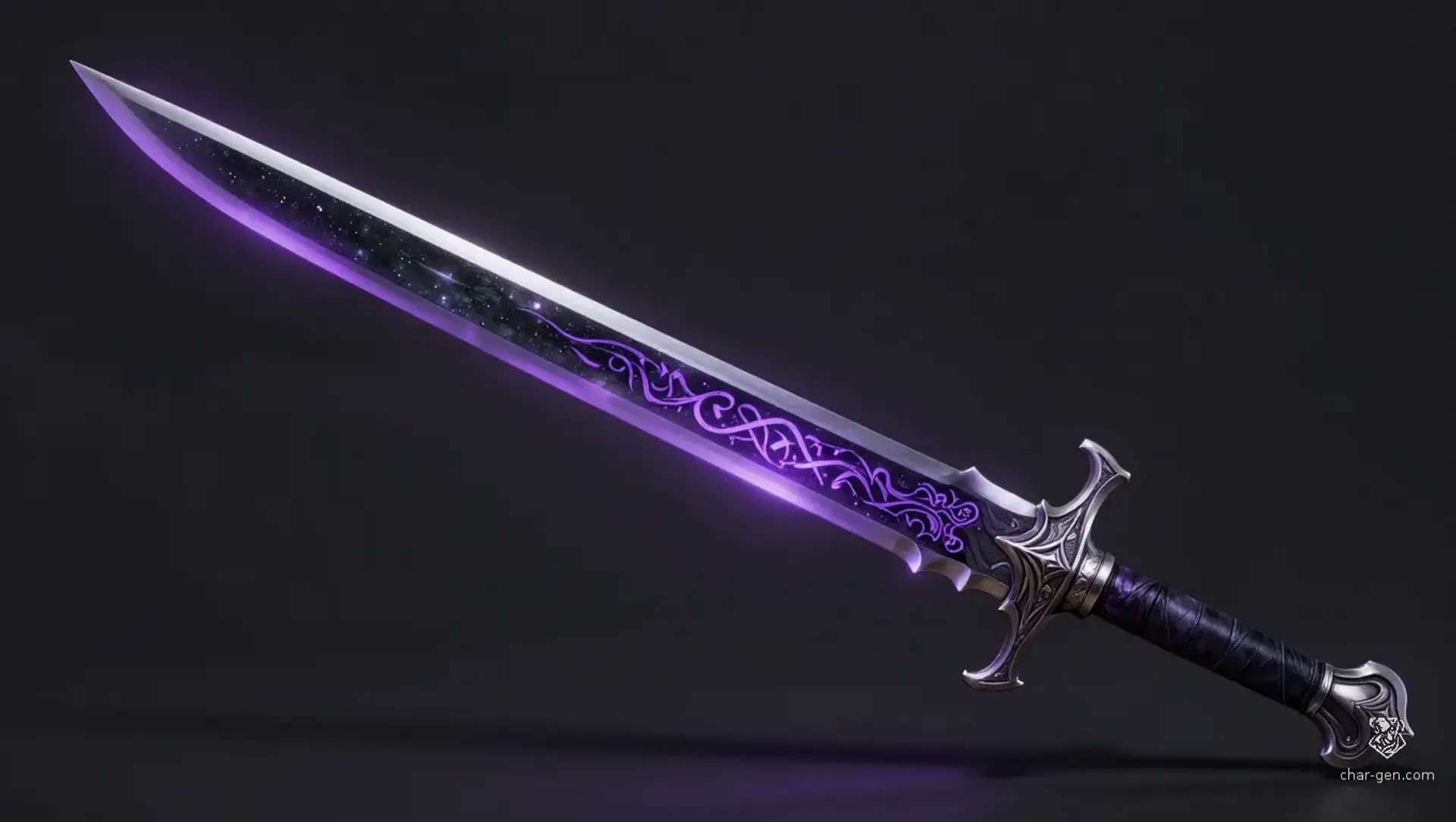 Night Crescent - AI-generated fantasy Magic Item