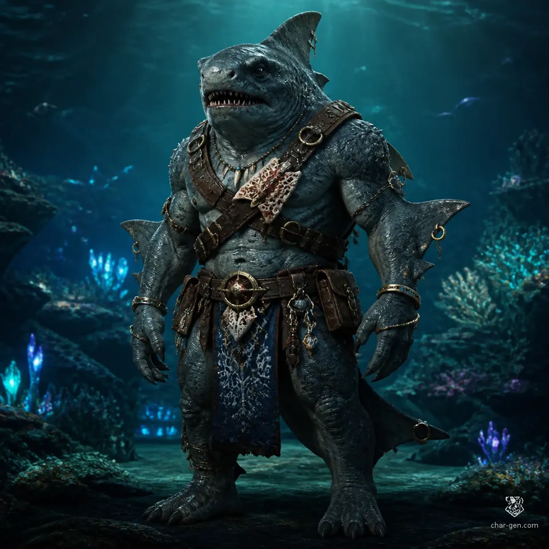 Carcharun - AI-generated fantasy Species