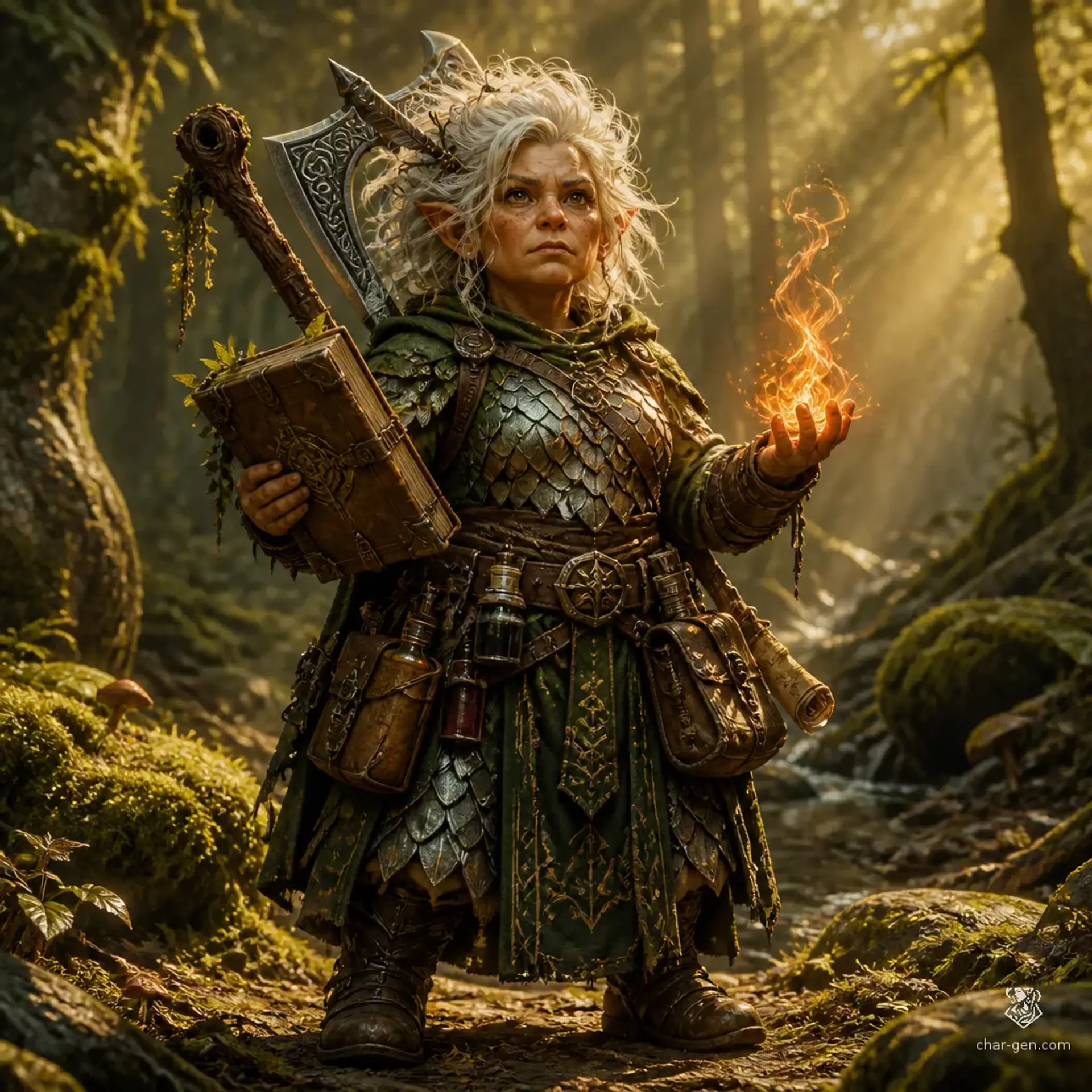 Fizzy Widdlecore - AI-generated fantasy Character
