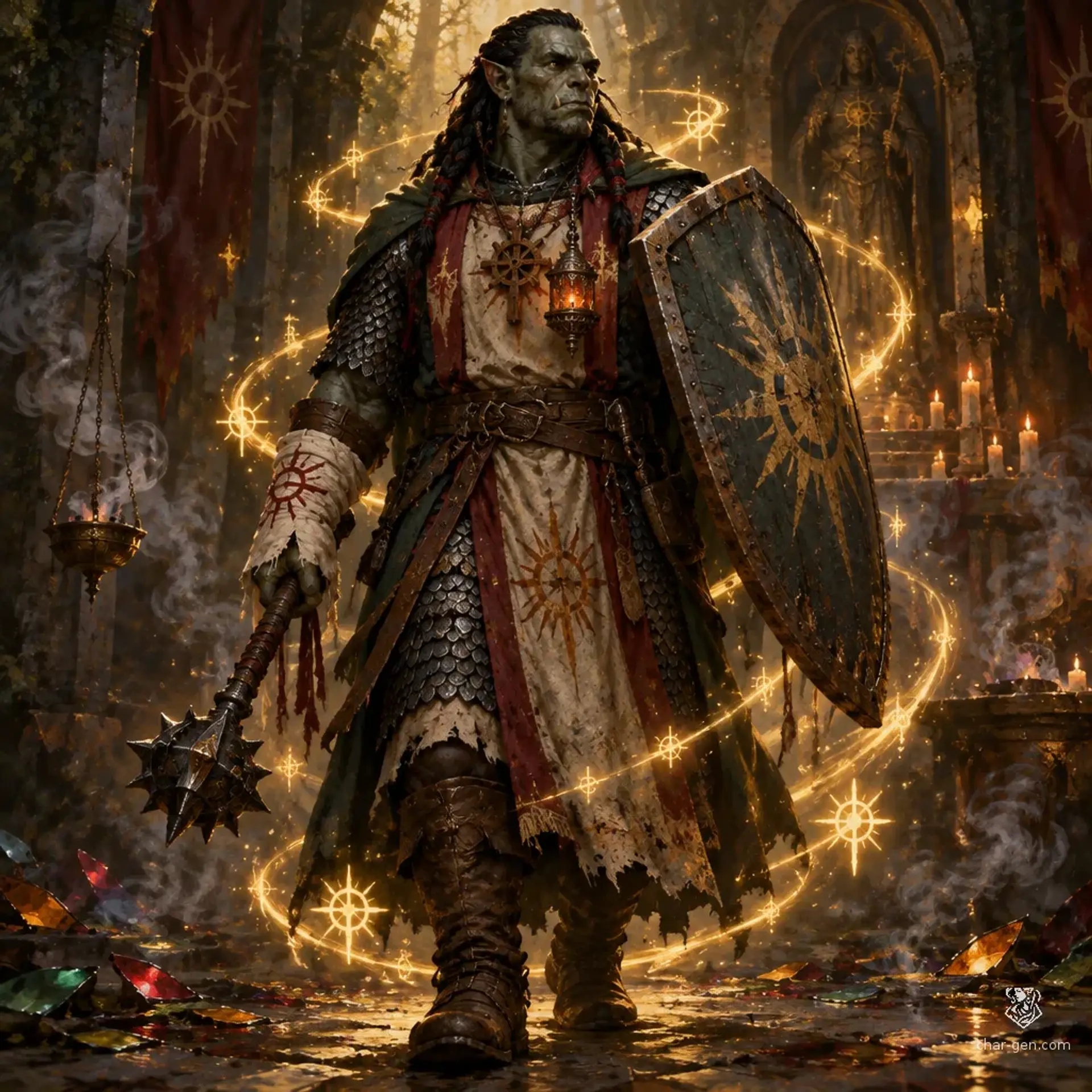 Murog Baatar - AI-generated fantasy Character