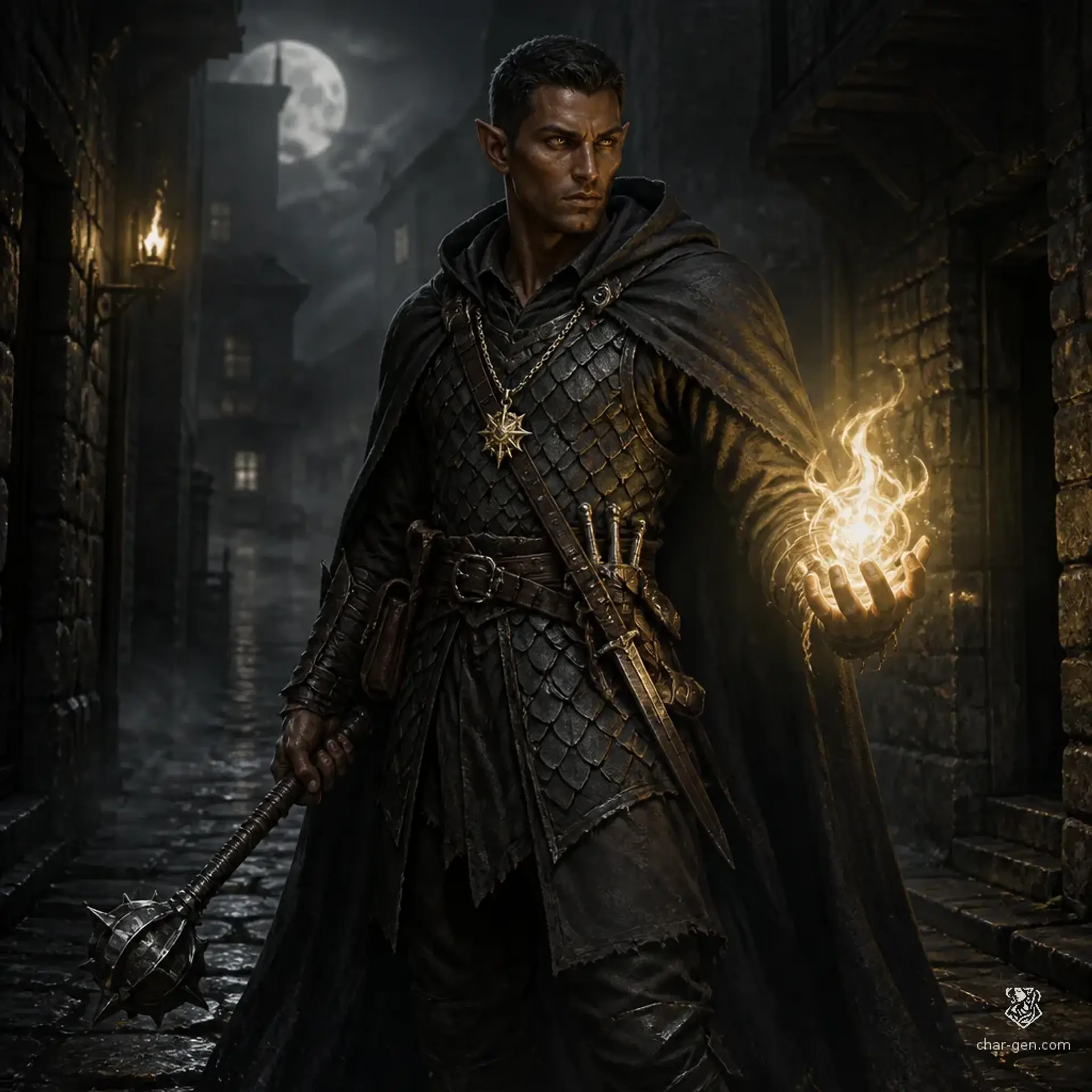 Valerius Thorne - AI-generated fantasy Character