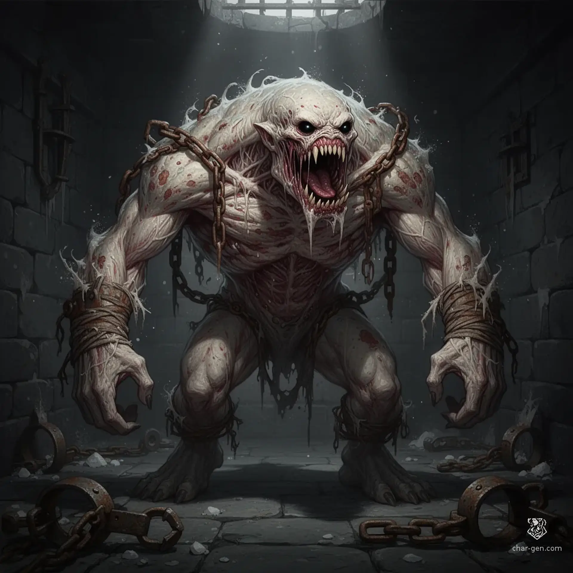 Hungerwarden - AI-generated fantasy Monster