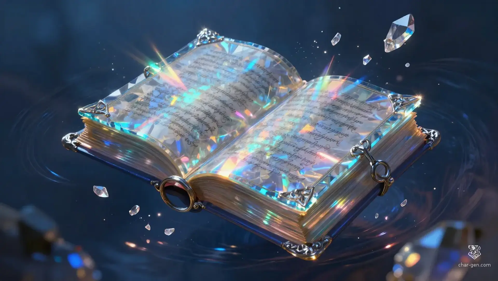 The Prism of Resonant Forces - AI-generated fantasy Spellbook