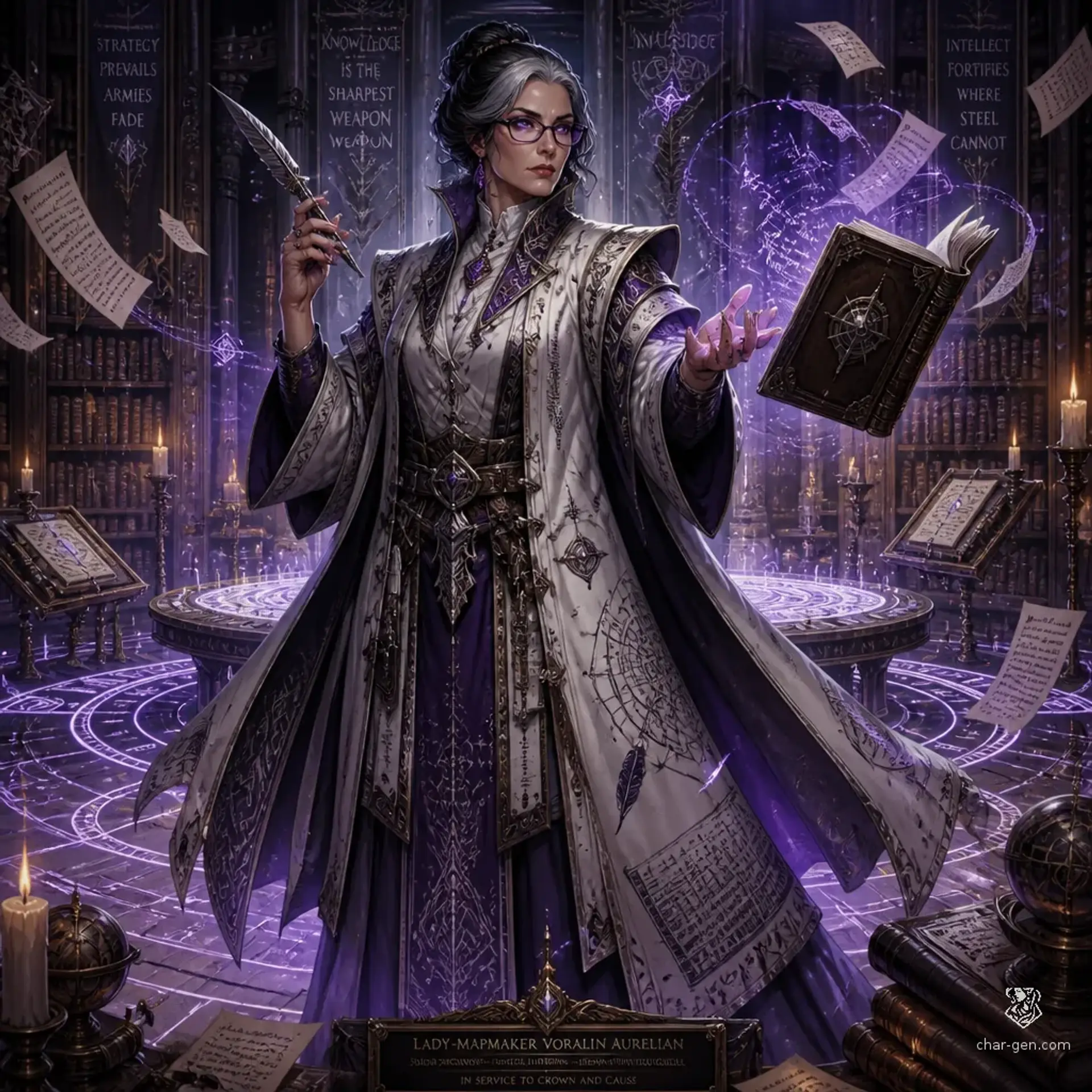 Deborah Altman, Scholar Scribe of the Arcadian War College