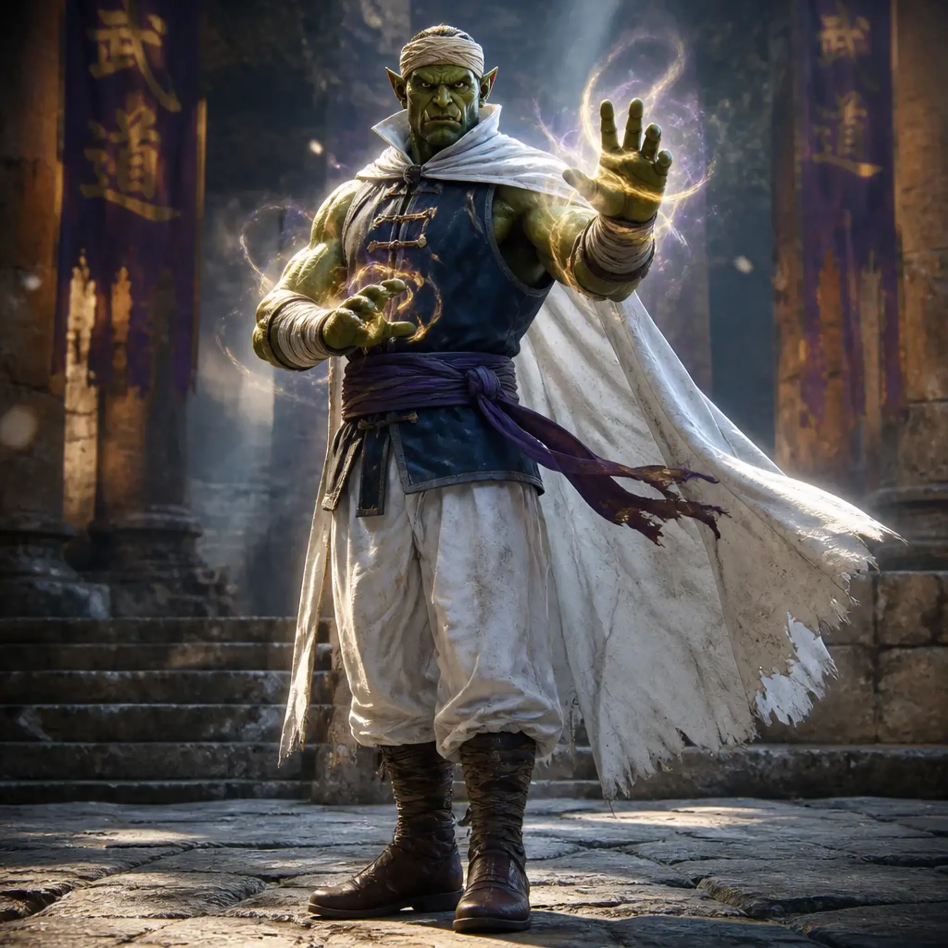 Piccolo - AI-generated fantasy Character