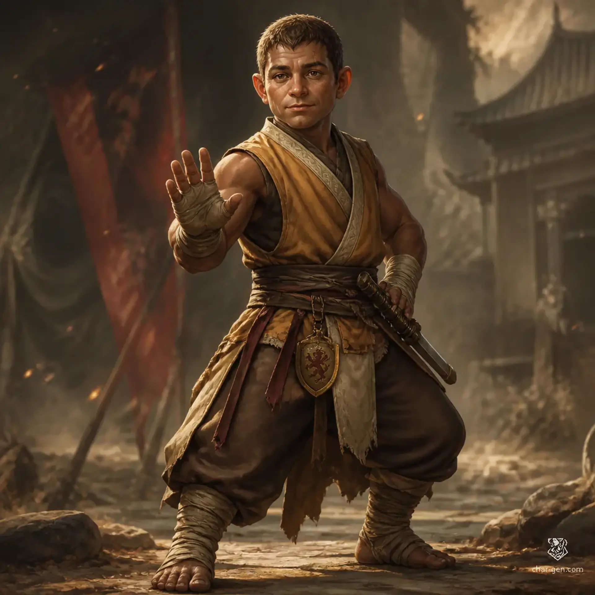Marek Brask - AI-generated fantasy Character