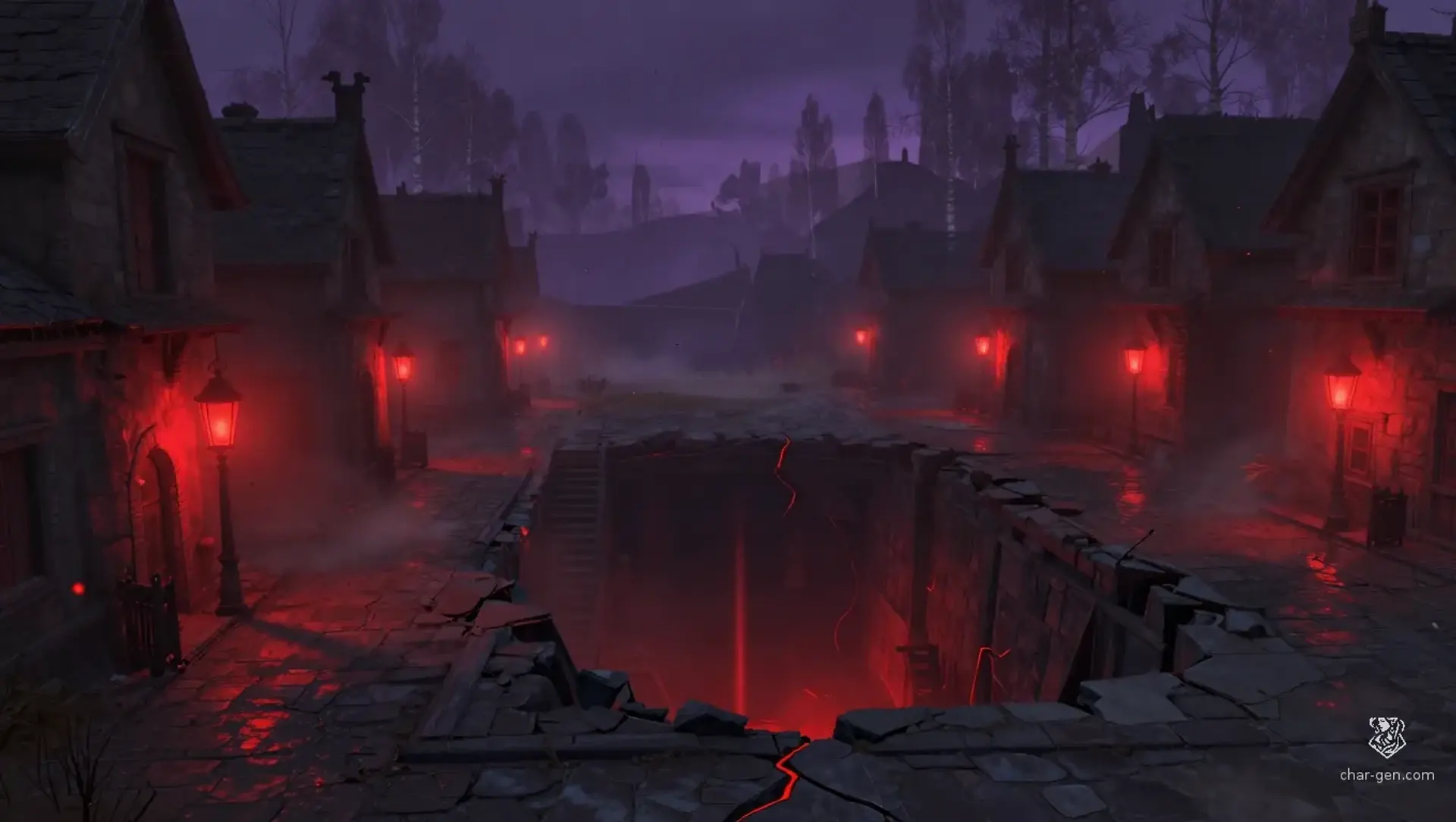 The Red Pulse Beneath Birchhollow - AI-generated fantasy Quest