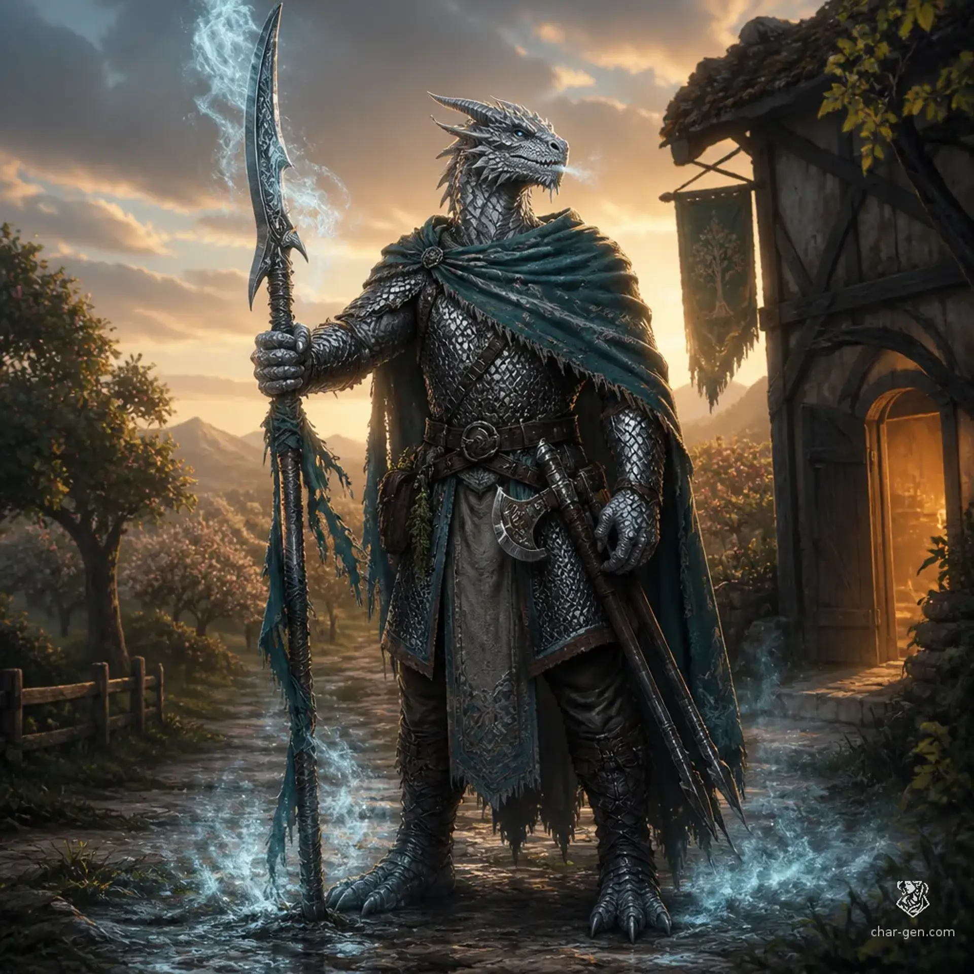 Aldraz Dova Imerios - AI-generated fantasy Character