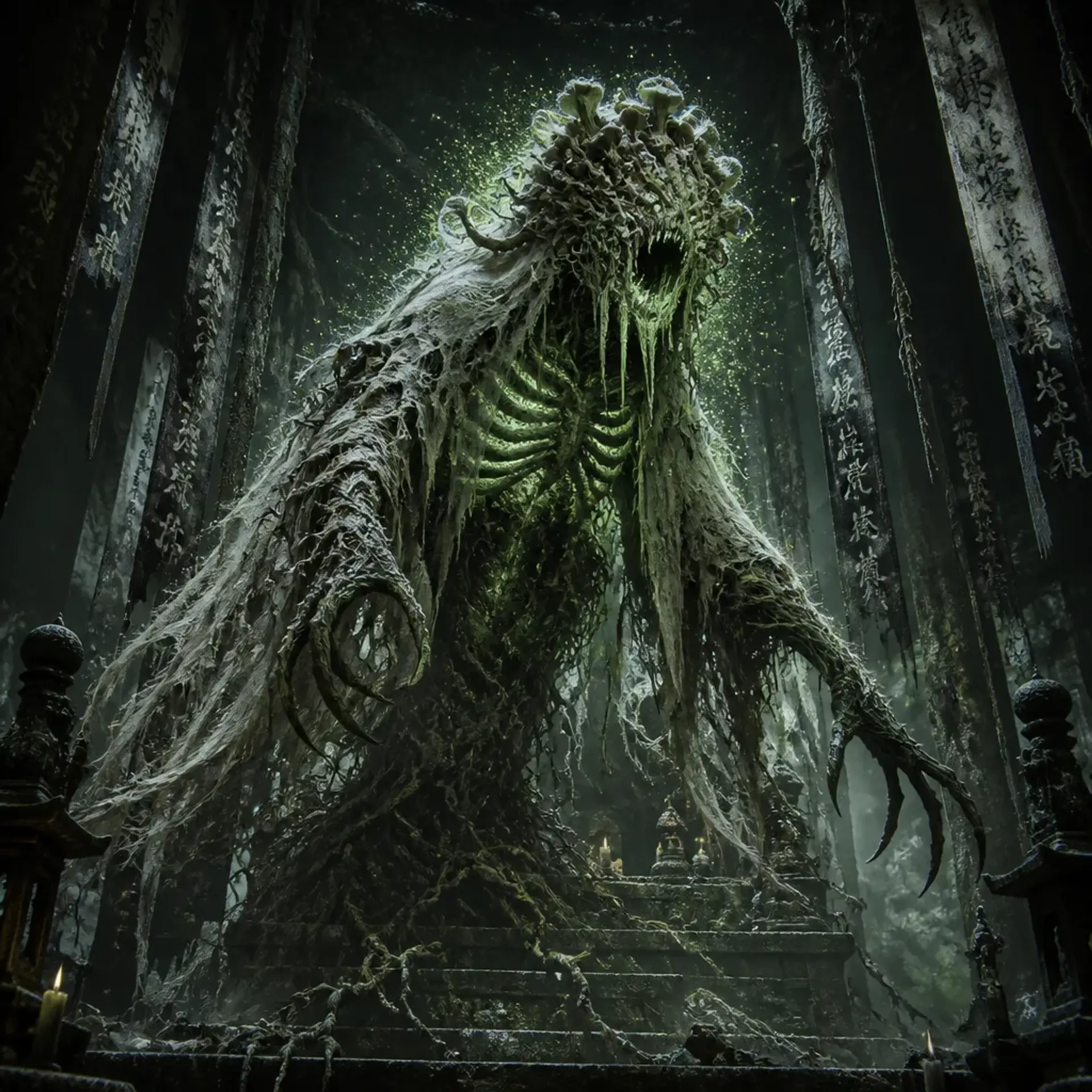 Spore Wraiths - AI-generated fantasy Monster