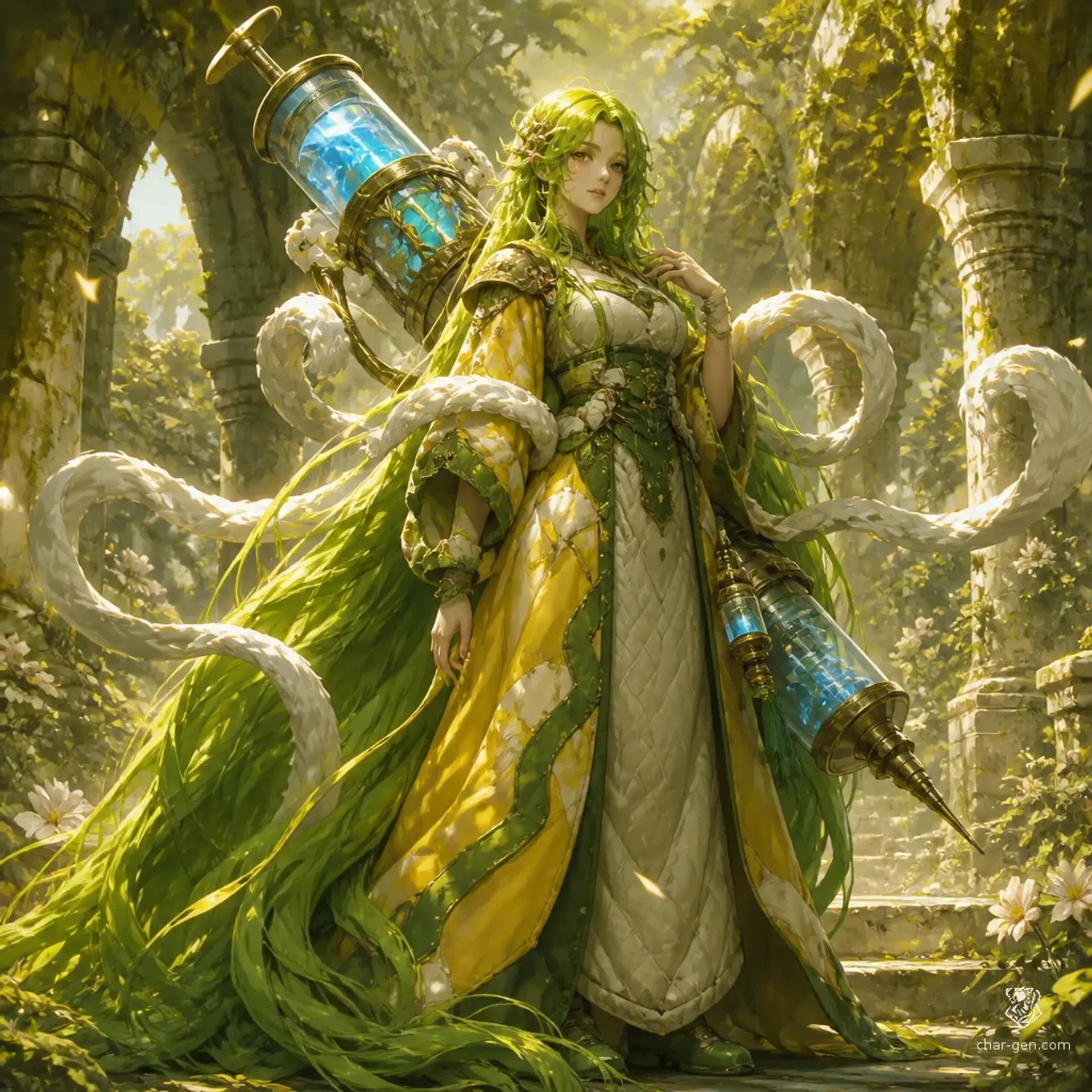 Midori - AI-generated fantasy Character